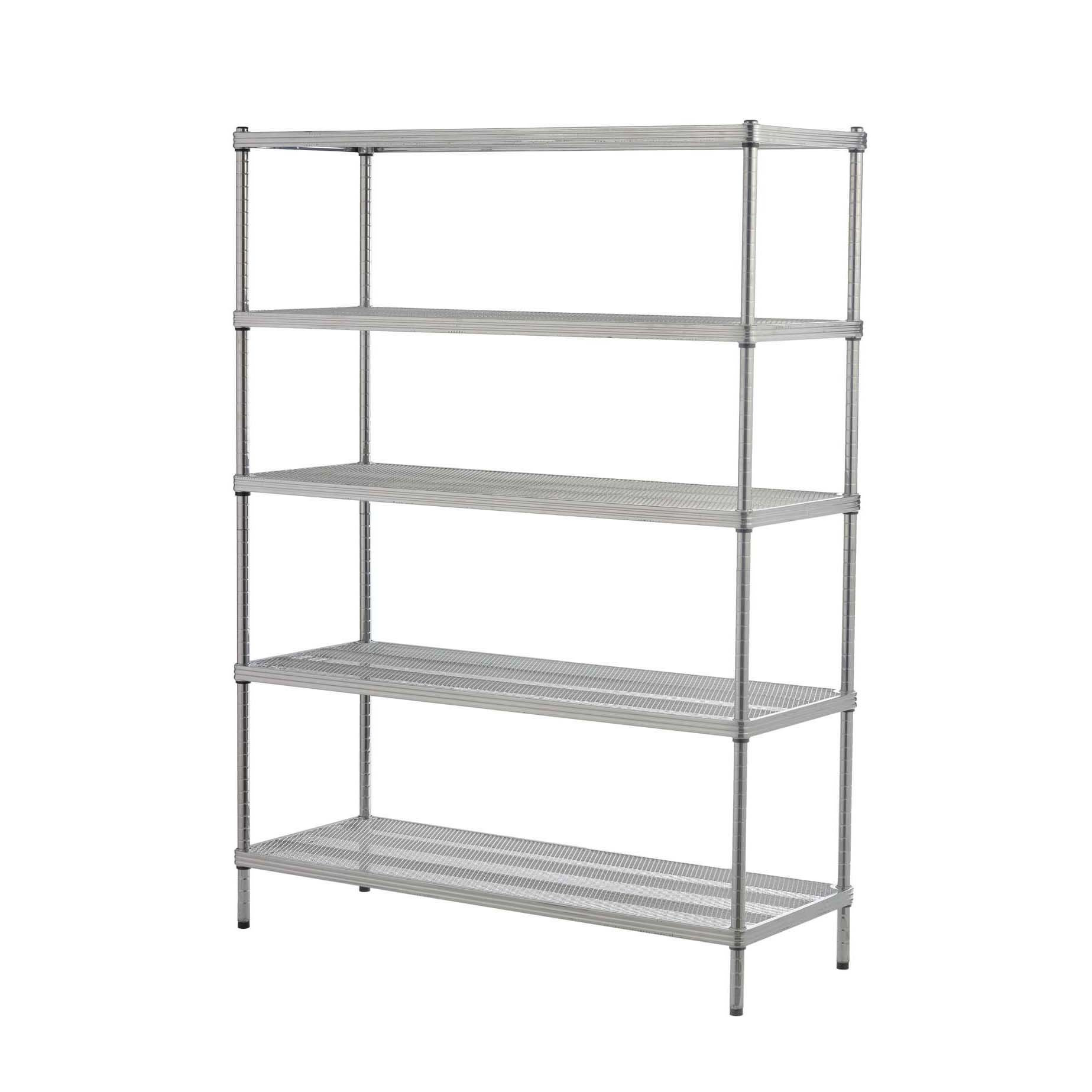 product: Design Ideas MeshWorks Shelving 5 Tier Silver shown