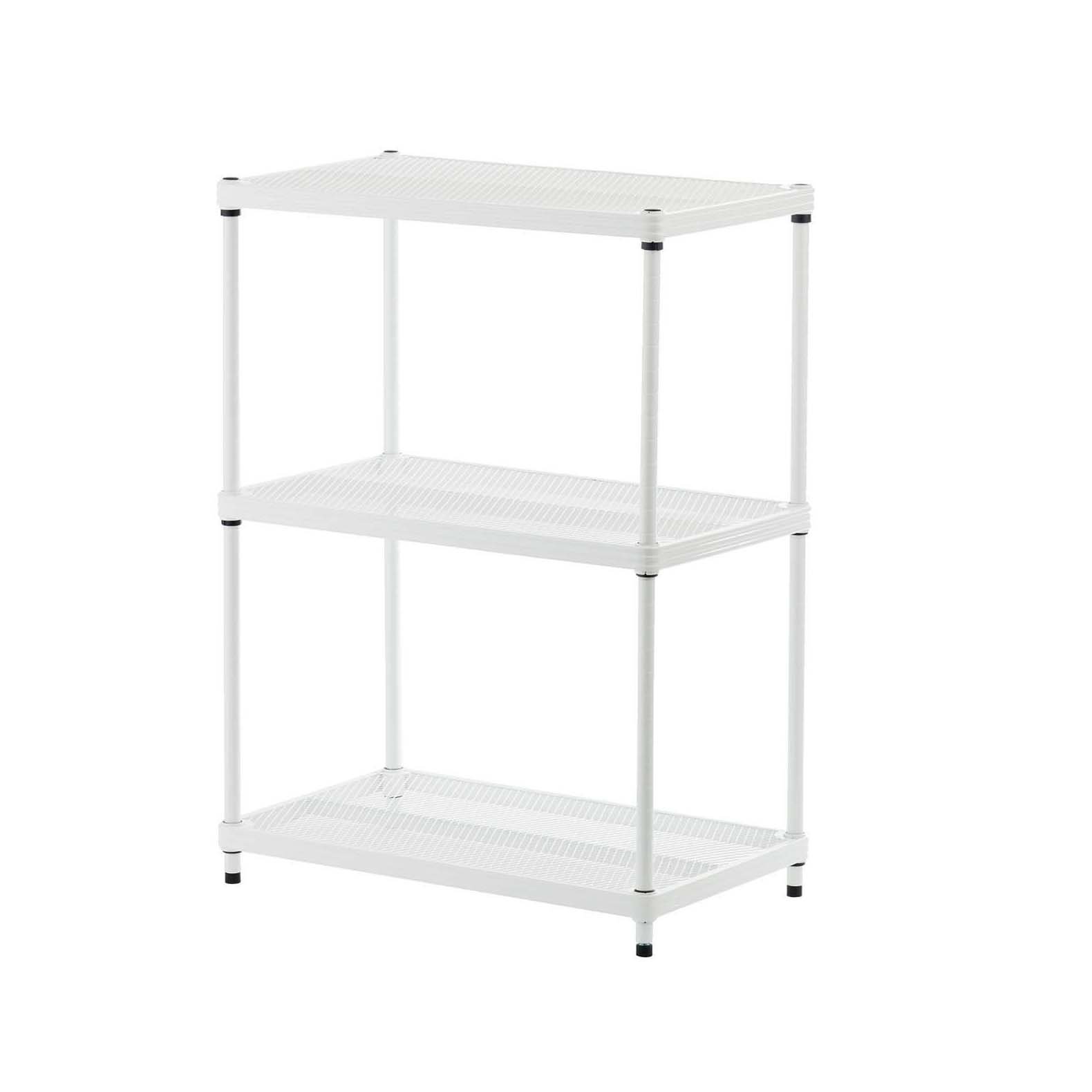 product: Design Ideas MeshWorks Shelving 3 Tier White shown