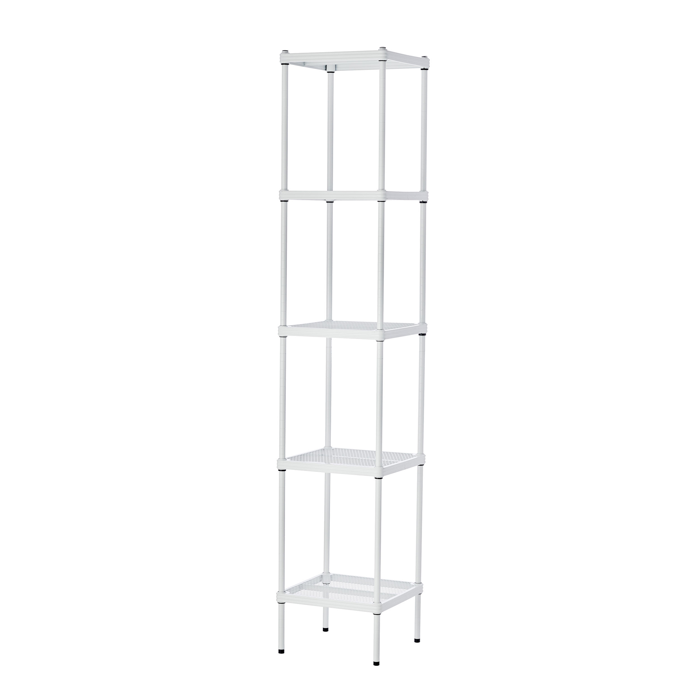 product: Design Ideas MeshWorks Tower 5 Tier White shown