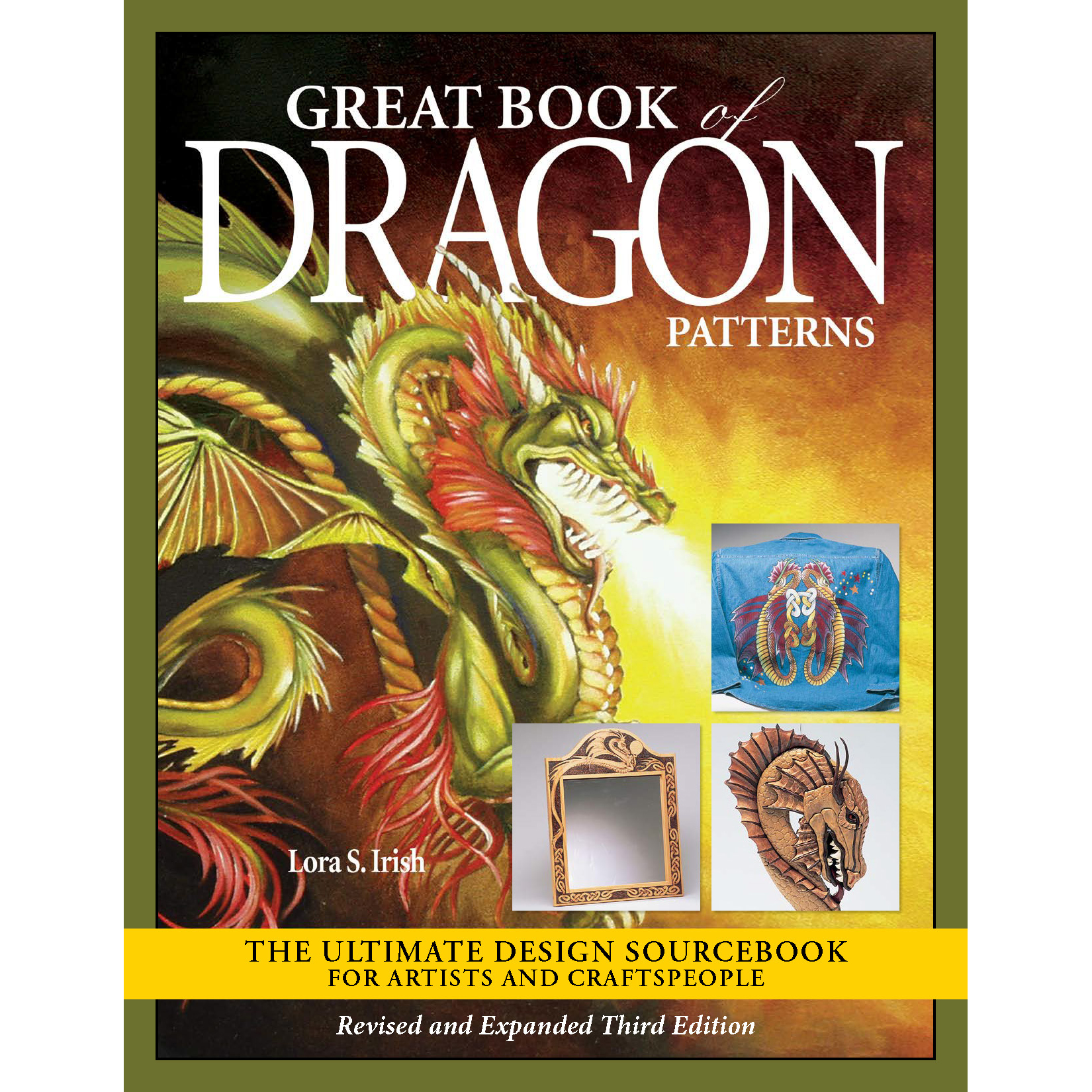 product: Fox Chapel Great Book of Dragon Patterns Revised and Expanded Third Edition shown