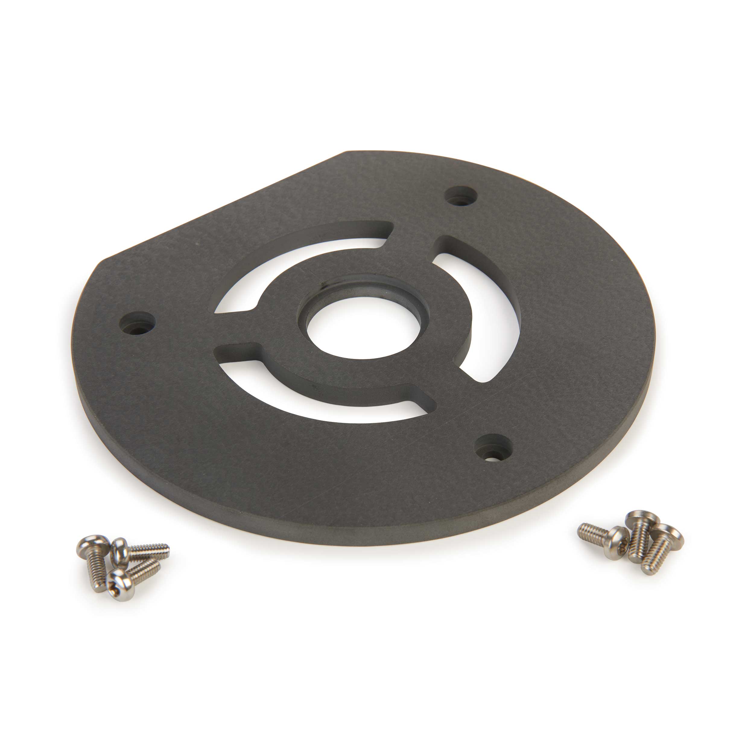 product: WoodRiver Router Baseplate - PC890/DW618 - Plunge Base shown