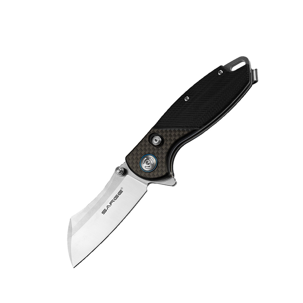 product: Sarge G-Force - Black G10 Dynamic Lock Folder Pocket Knife shown