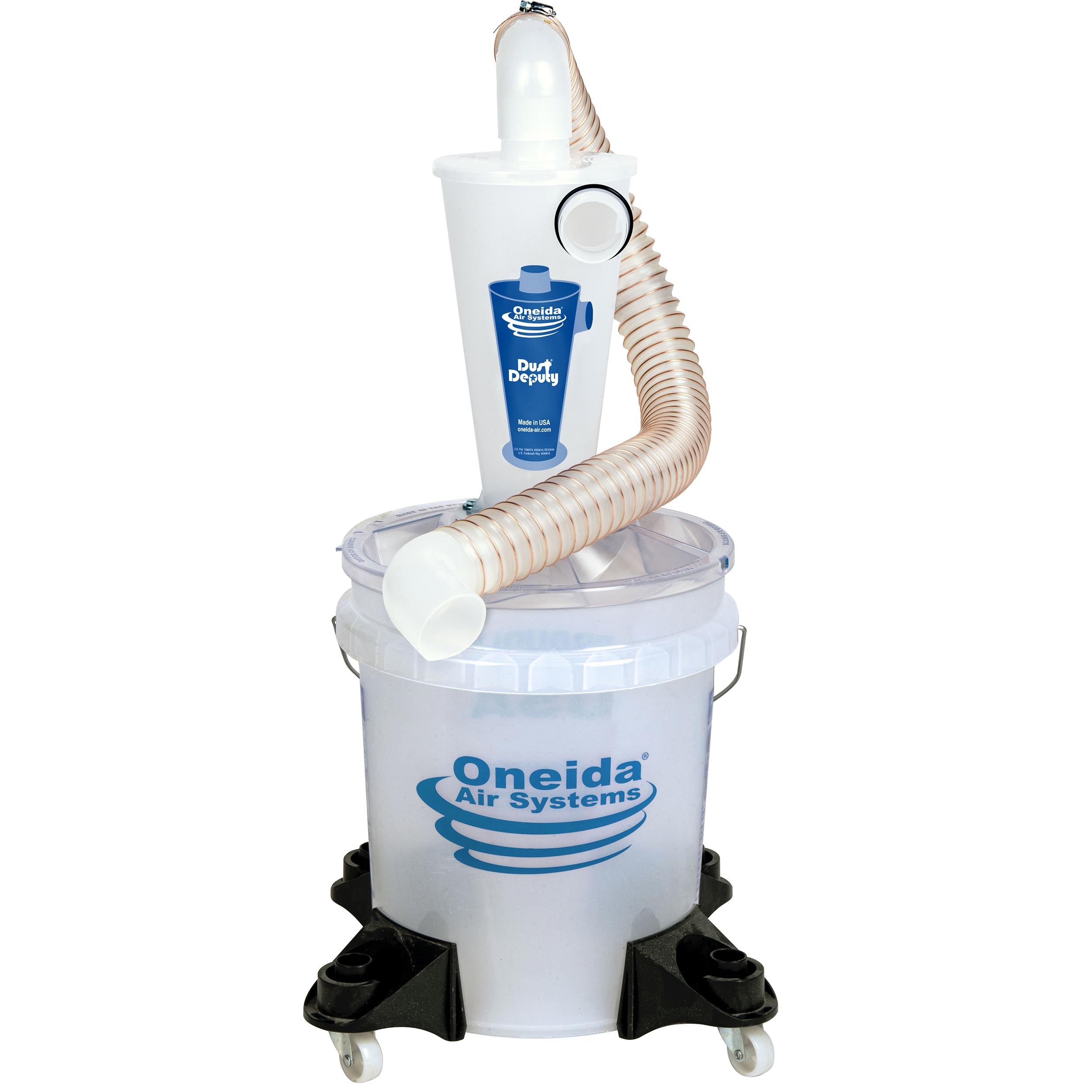 product: Oneida Air Systems Dust Deputy Deluxe Kit - 5 Gallon shown