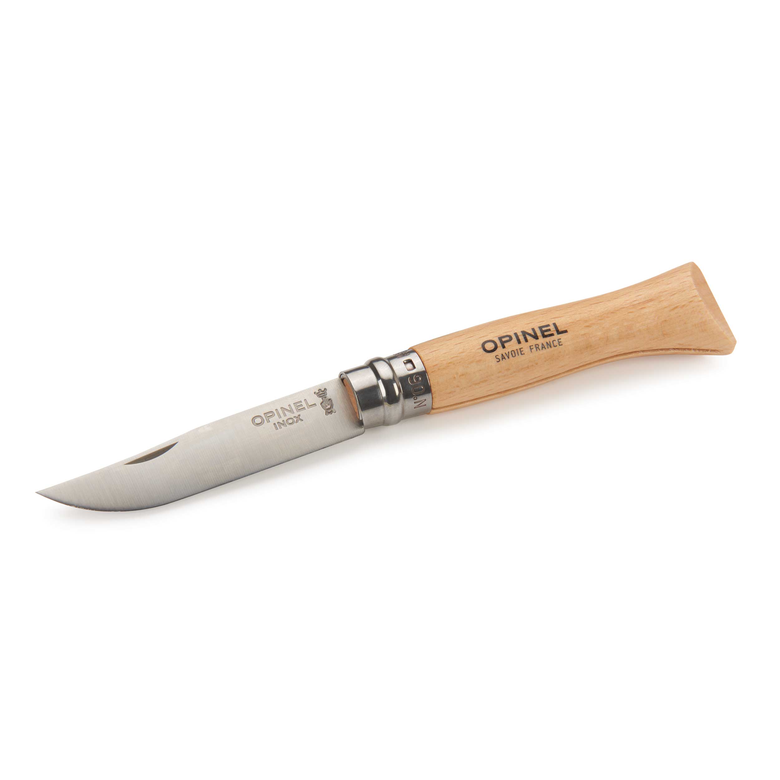 product: Opinel No. 6 Stainless Steel Folding Pocketknife shown