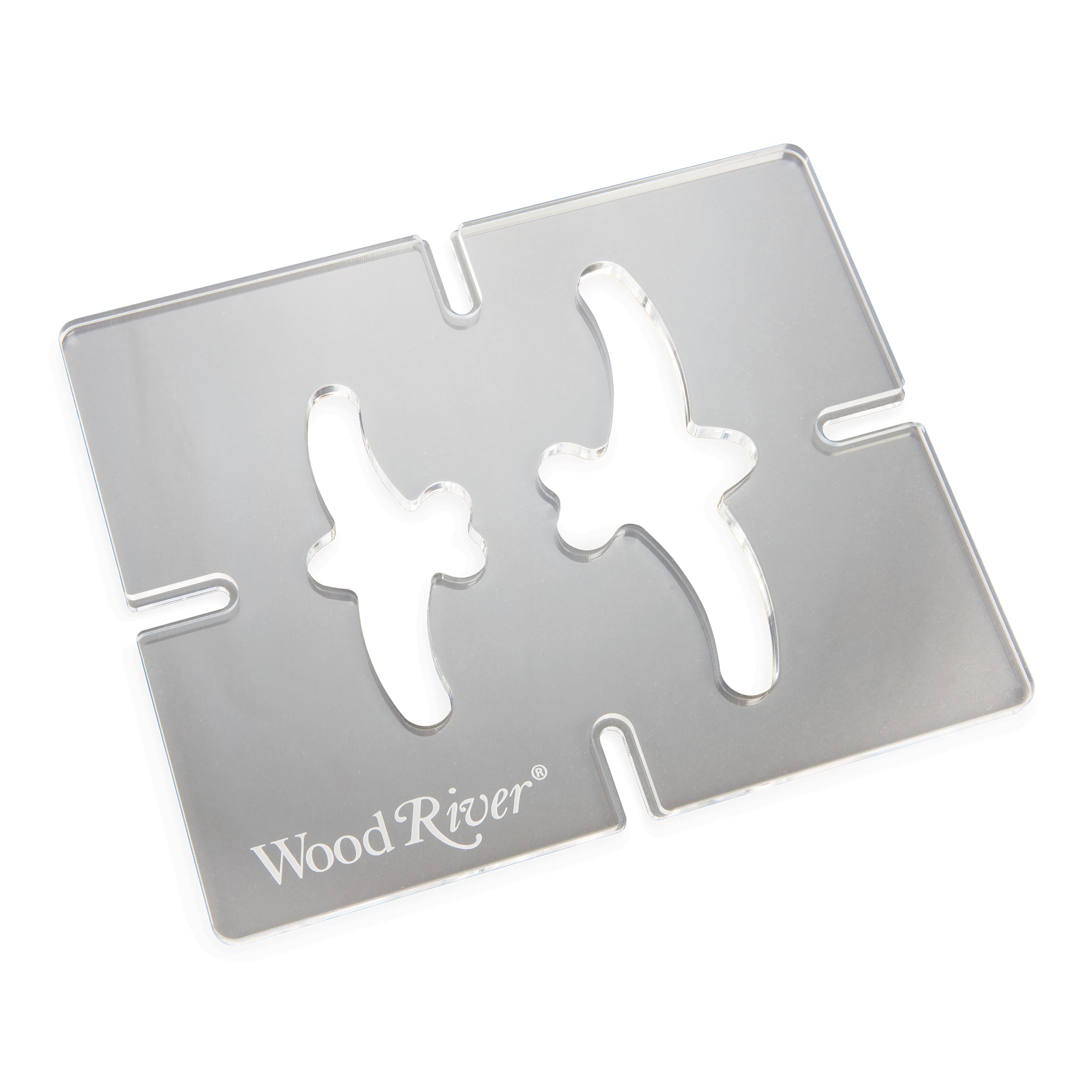product: WoodRiver Router Inlay Template – Seagull shown