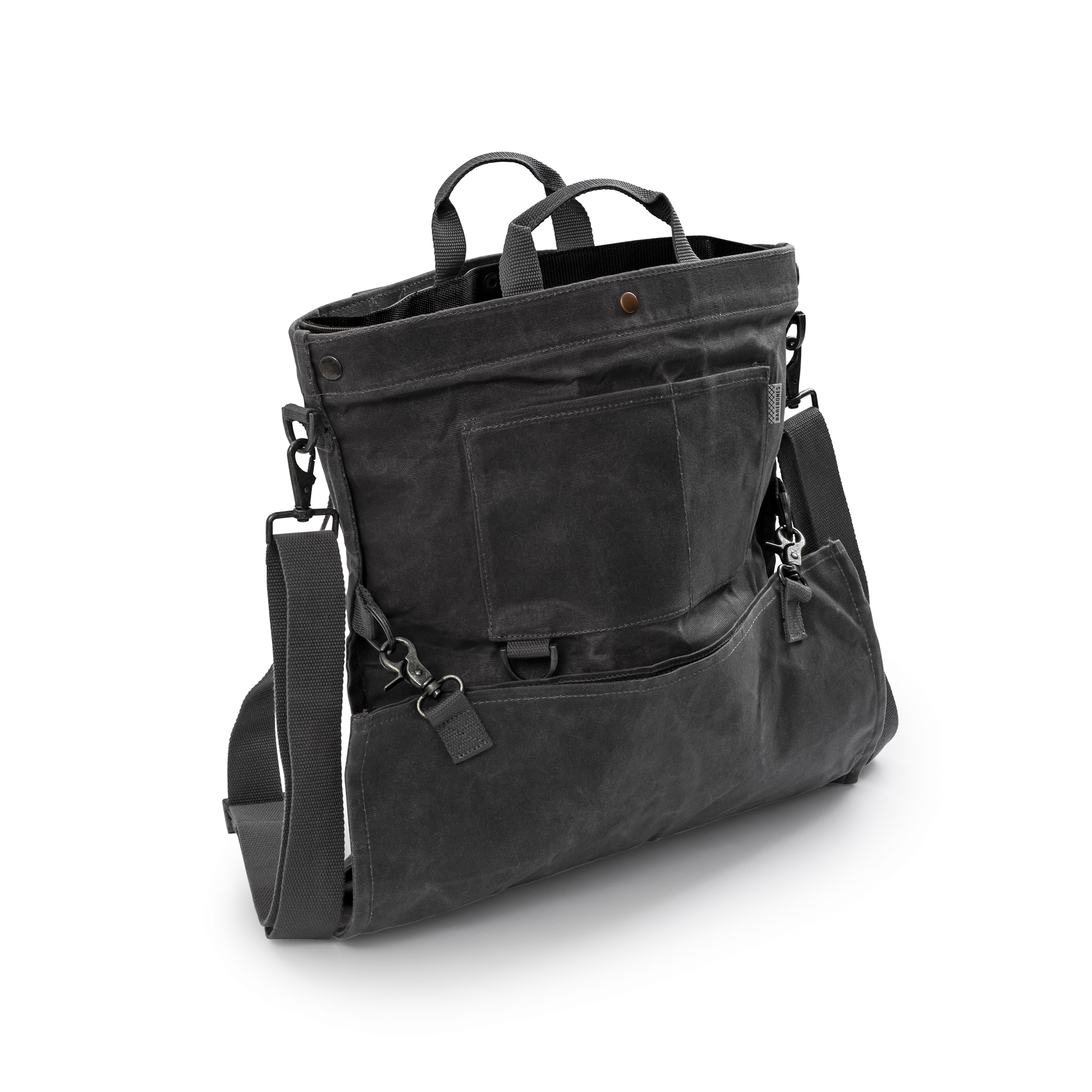 product: Barebones Gathering Bag Slate Gray shown