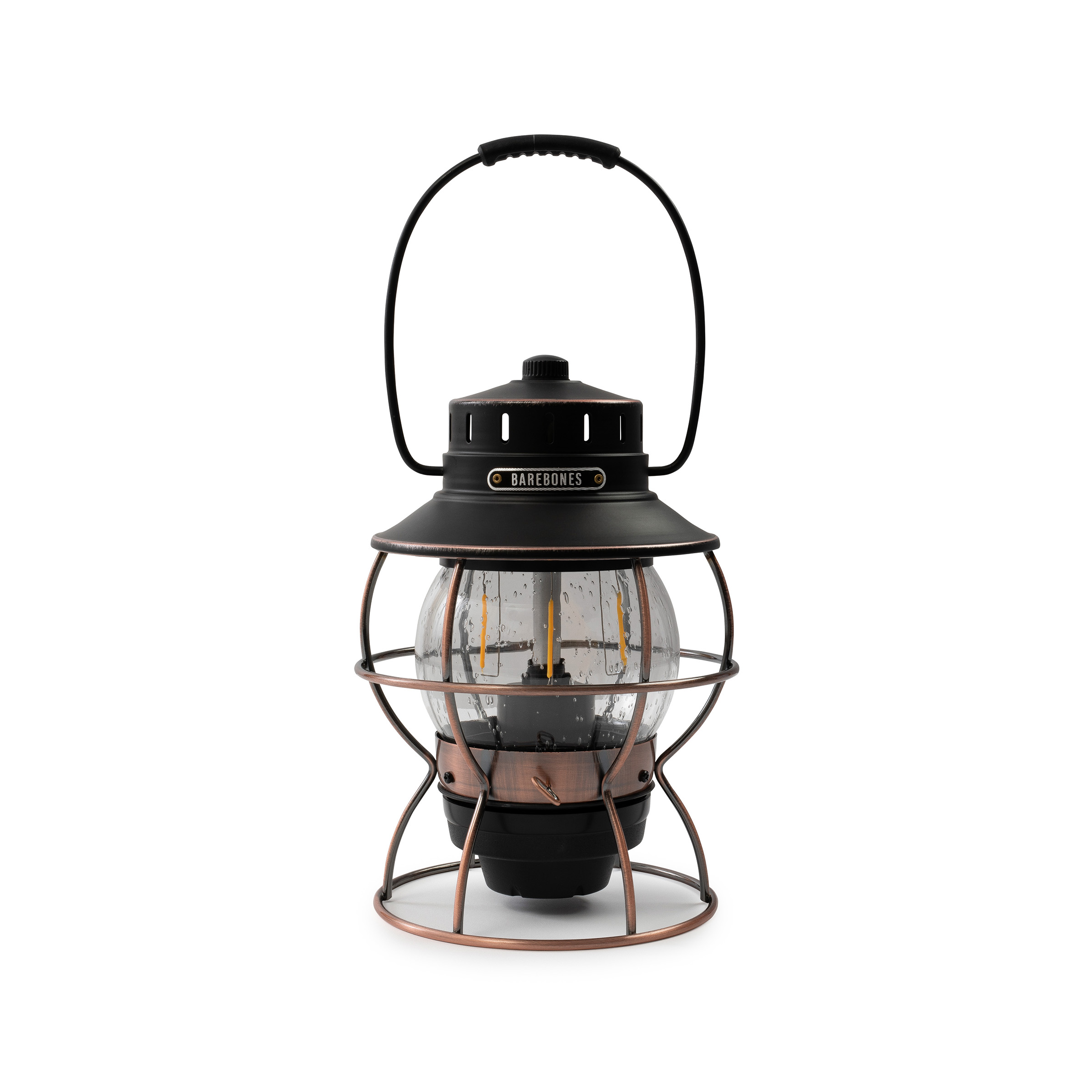 product: Barebones Railroad Lantern Antique Bronze shown