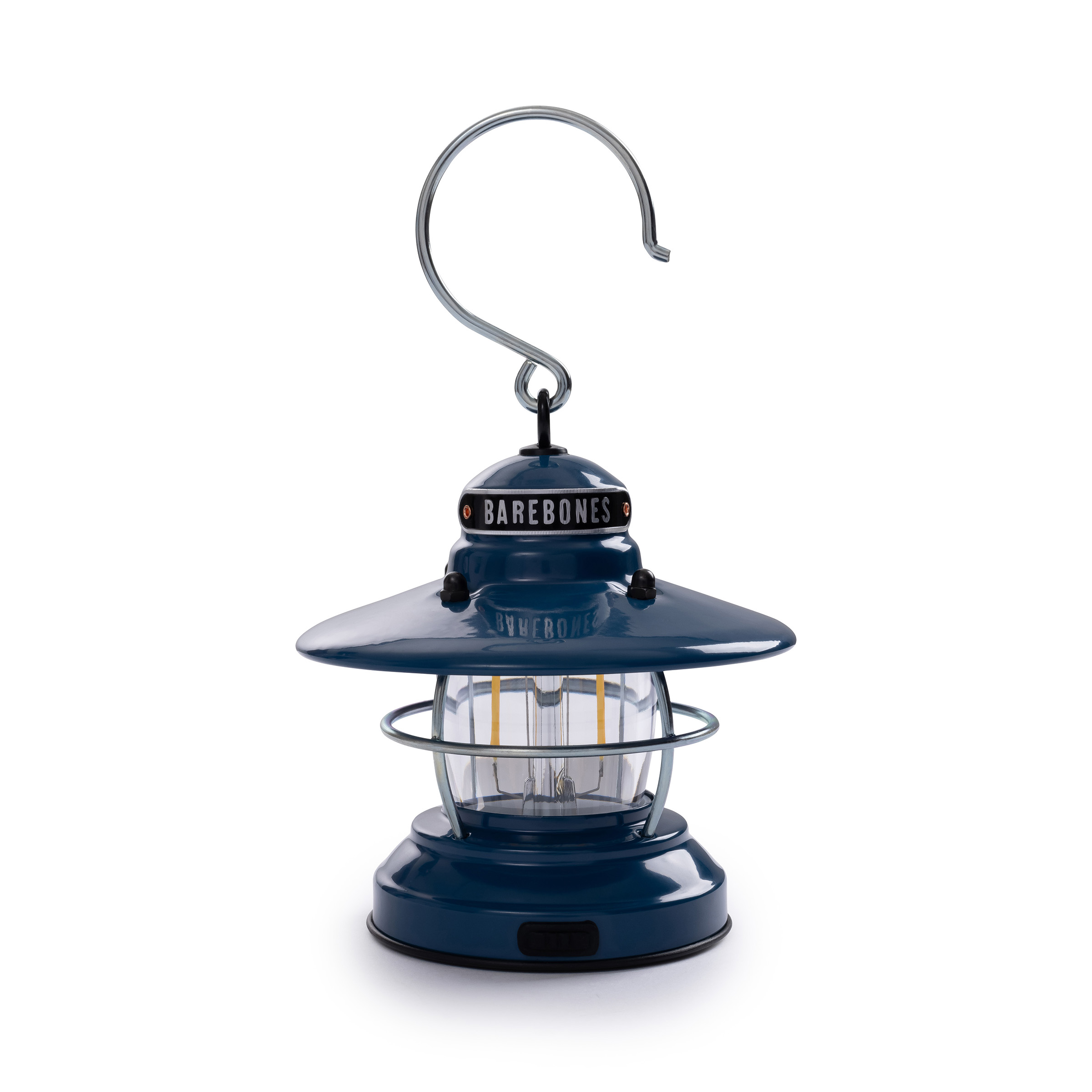 product: Barebones Edison Mini Lantern Ocean Blue shown