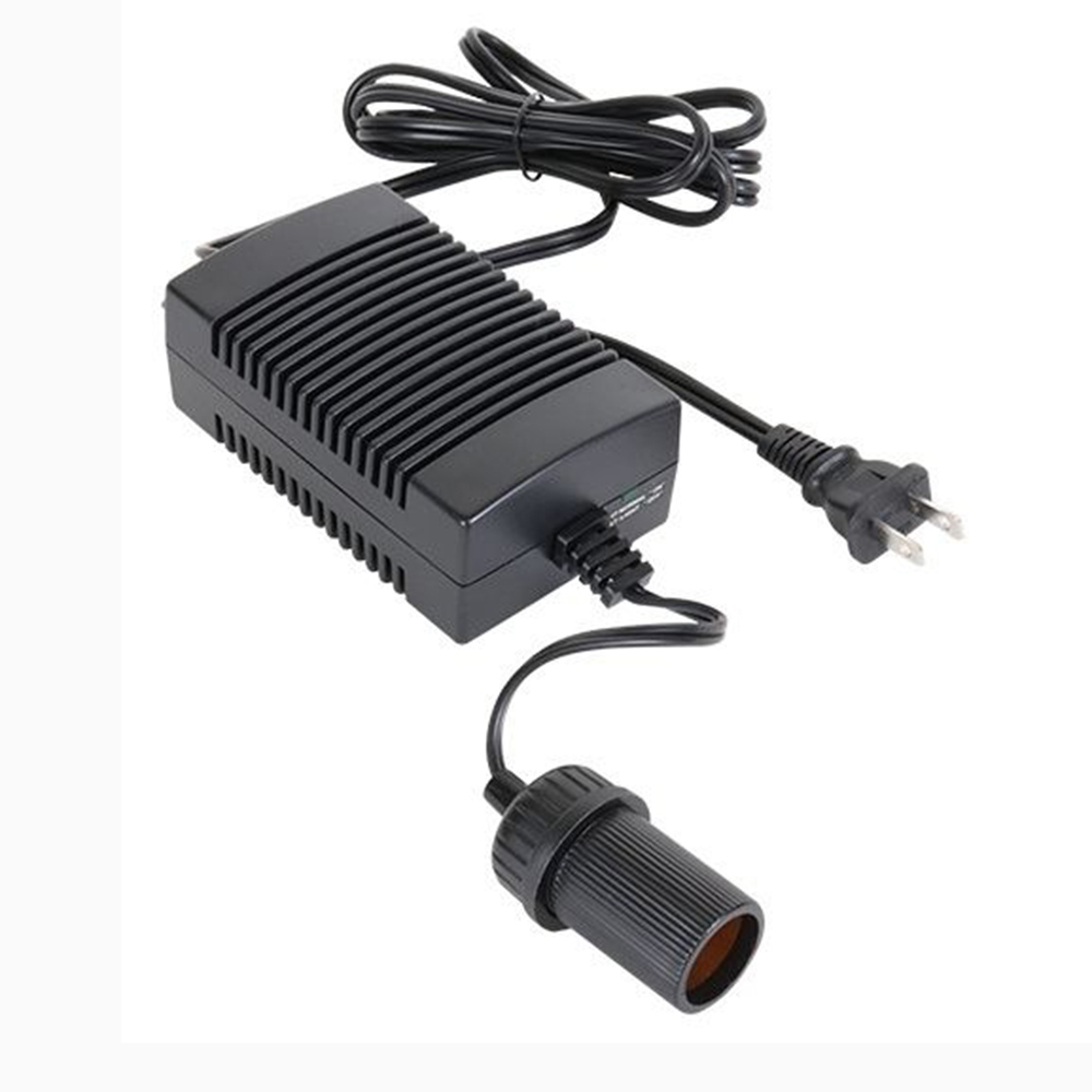 Koolatron 110V AC to 12V DC Universal Power Adapter with Circuit Breaker 6 ft
