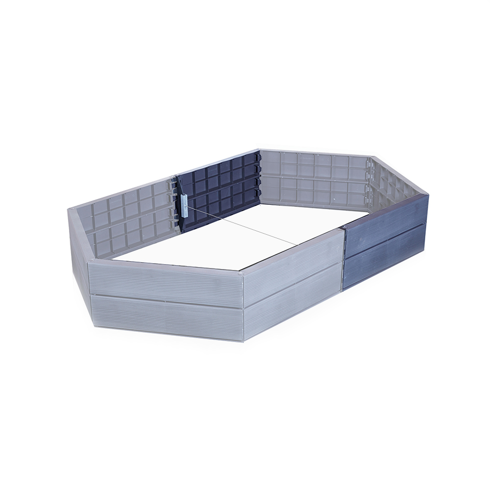 product: Exaco ERGO Modular Raised Bed Extension for Hexagon - Single Unit - Basic Set shown