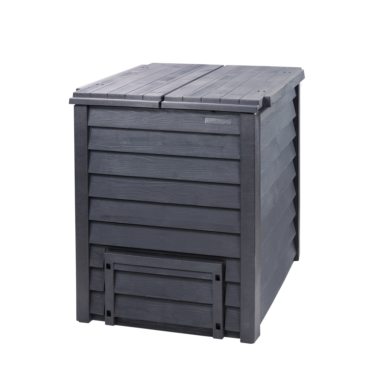 product: Exaco Thermo Wood Grain Texture Composter shown