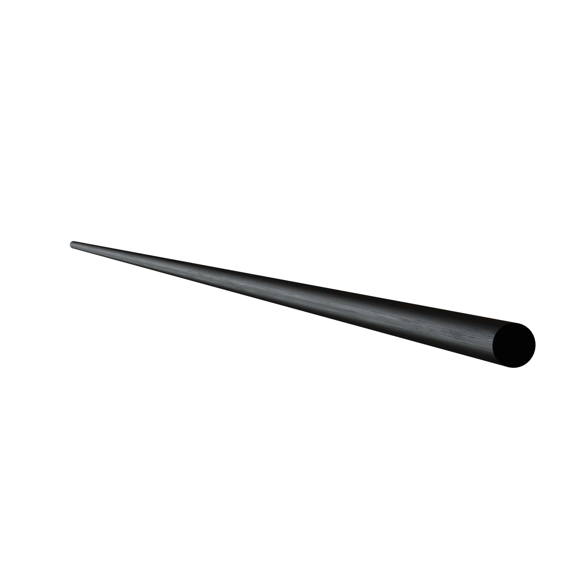 product: Designs of Distinction Gallery Rail Rod, Flat Black, 6mm x 36