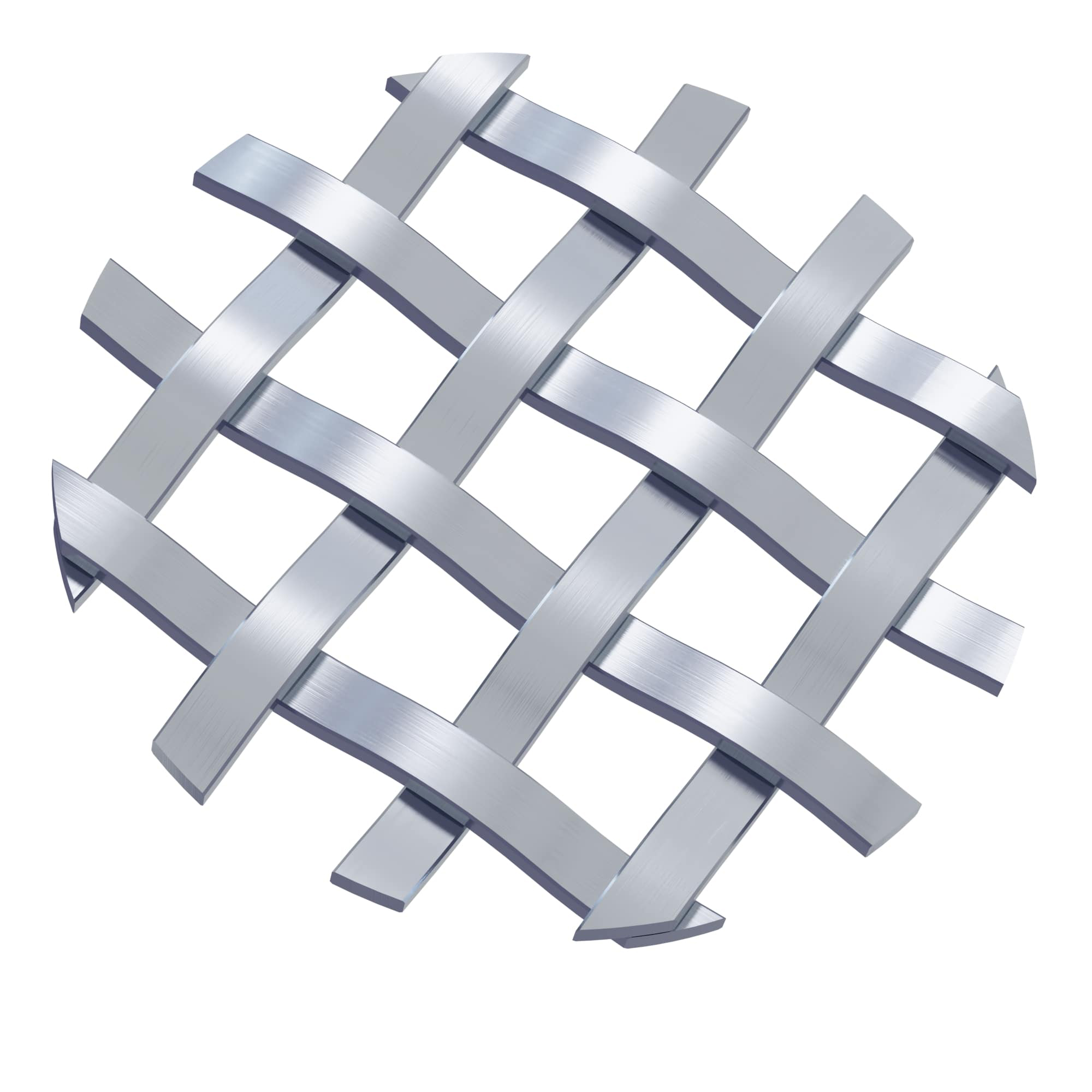 product: Designs of Distinction .375'' Single Flat Diamond Decorative Grille - Satin Nickel, 18''W x 48''L Sheet shown