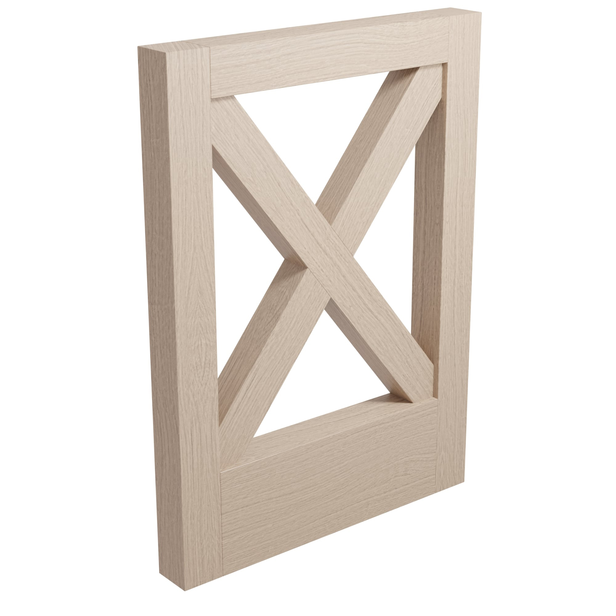 product: Designs of Distinction Island End Panel, White Oak, Trimmable shown