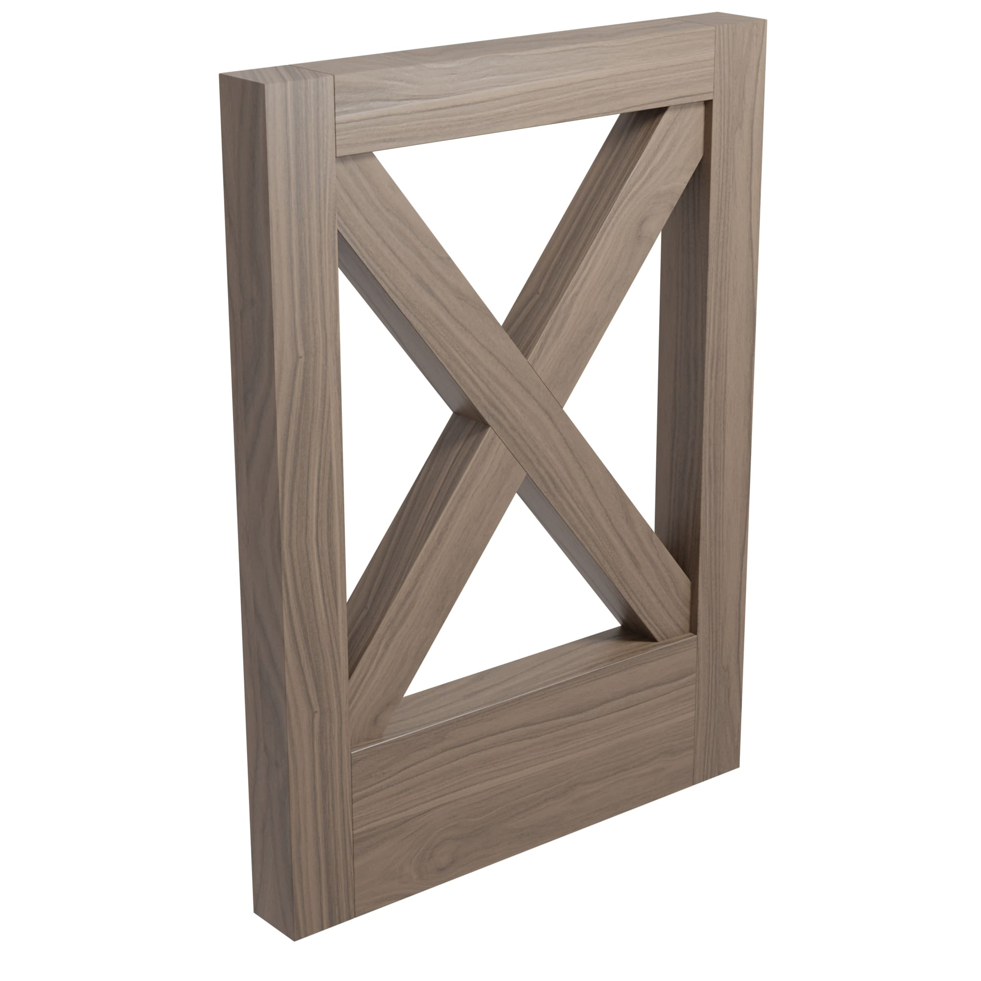 product: Designs of Distinction Island End Panel, Walnut, Trimmable shown