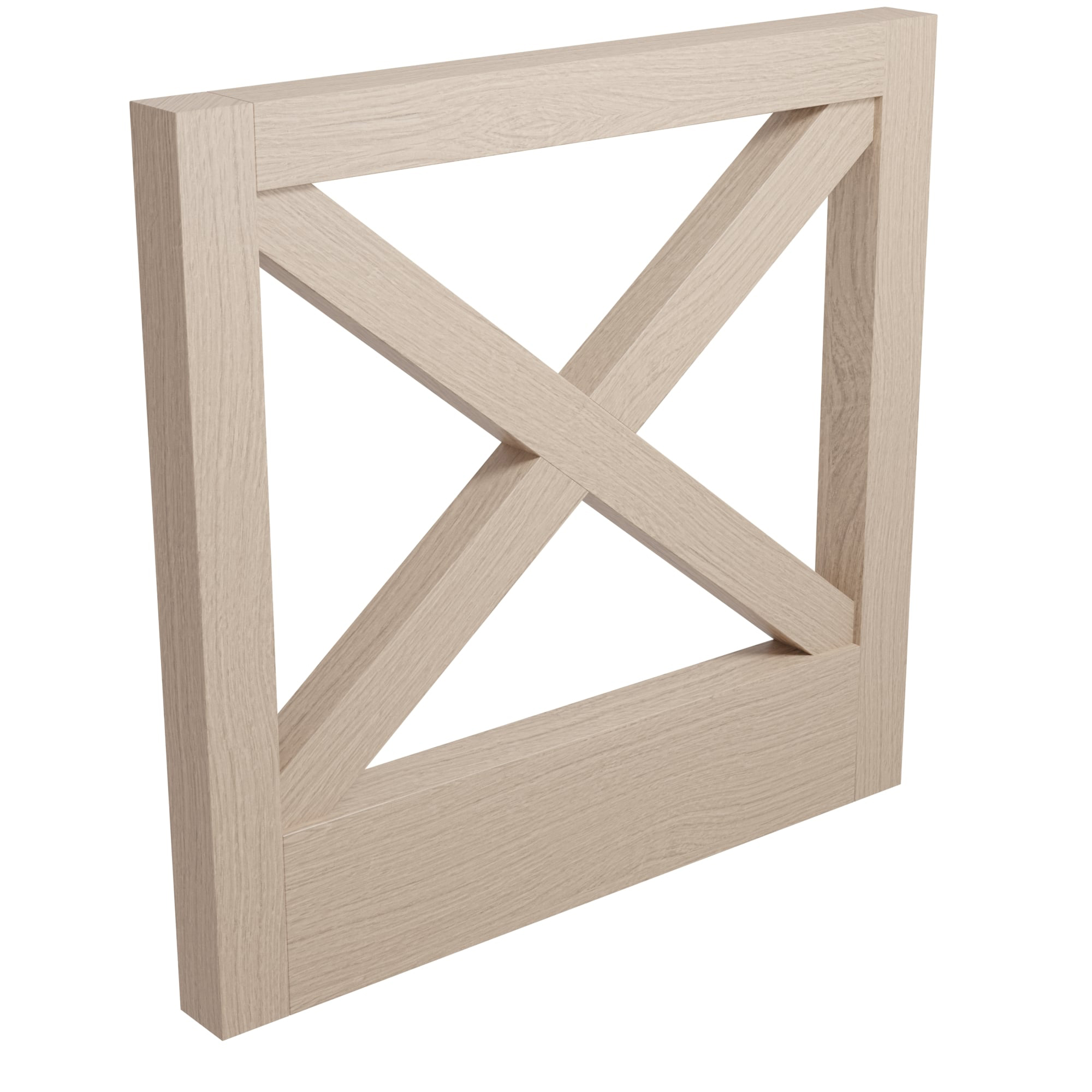 product: Designs of Distinction Island End Panel, White Oak, Trimmable shown