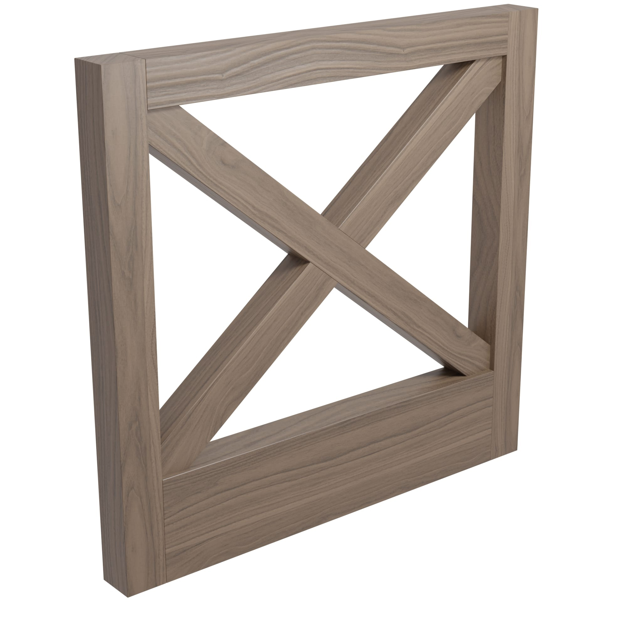 product: Designs of Distinction Island End Panel, Walnut, Trimmable shown