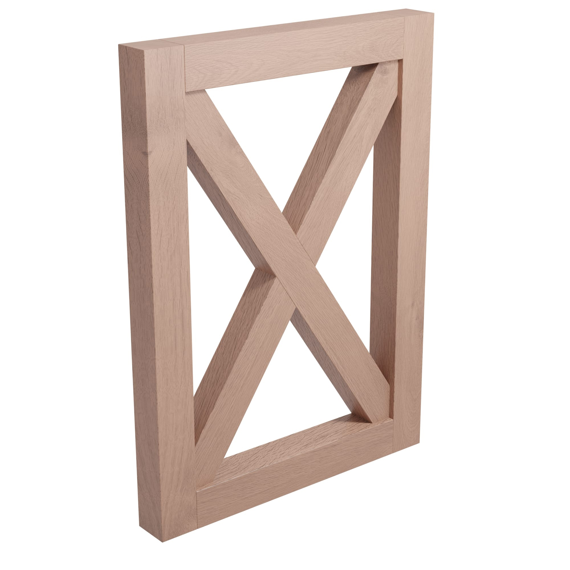 product: Designs of Distinction Island End Panel, Red Oak shown