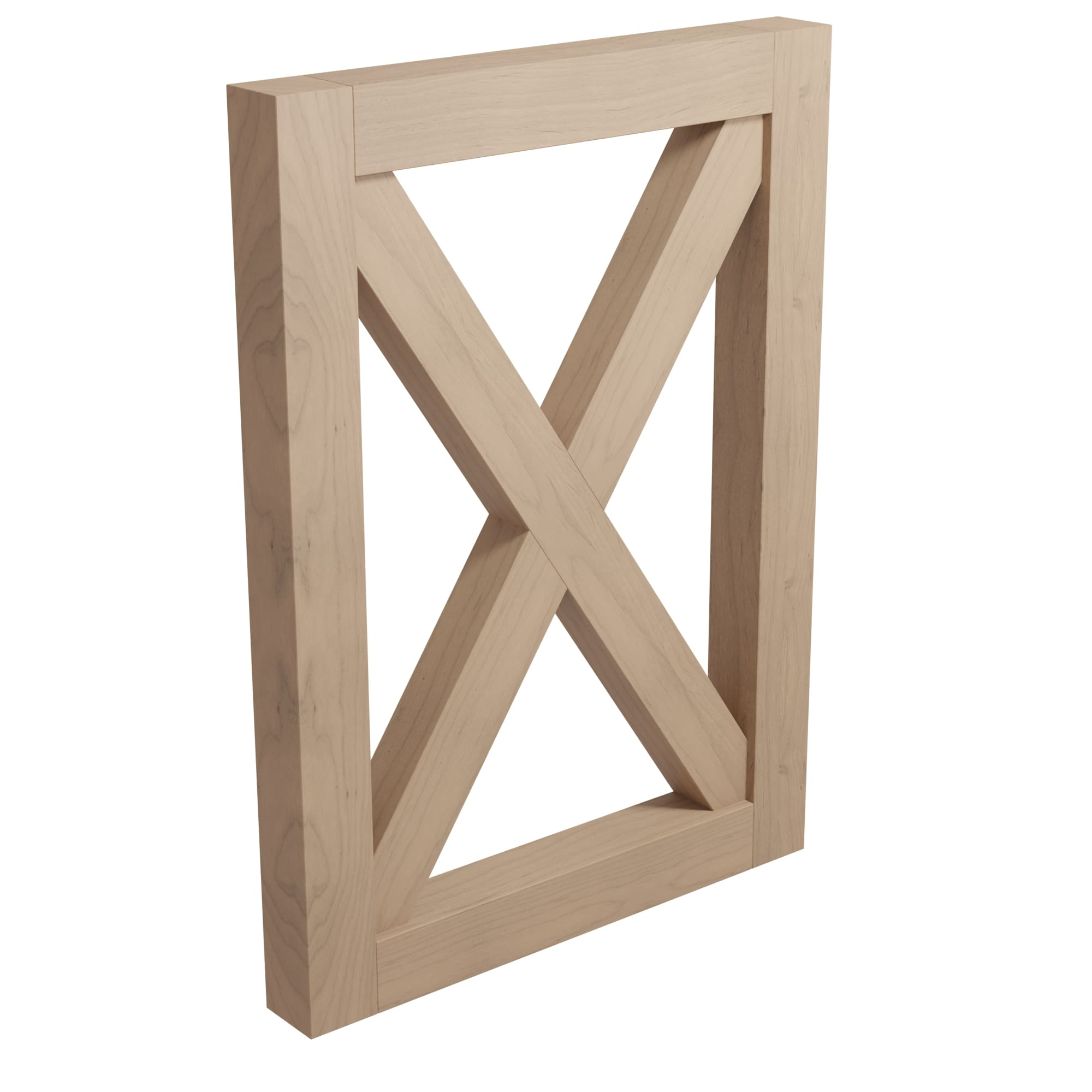 product: Designs of Distinction Island End Panel, Alder shown