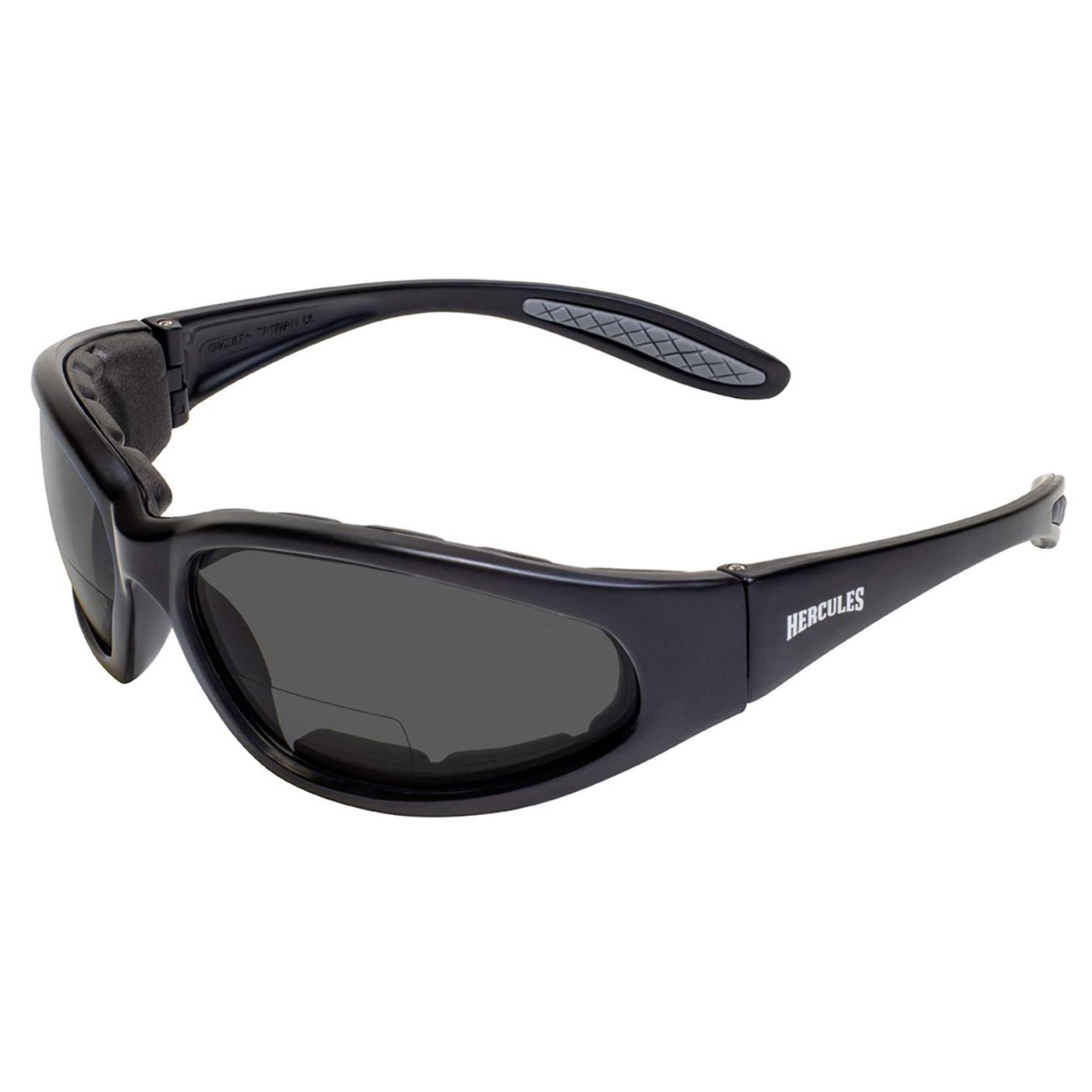 product: Global Vision Eyewear Hercules +2.00 Smoke Anti-Fog Bifocal Safety Lenses shown