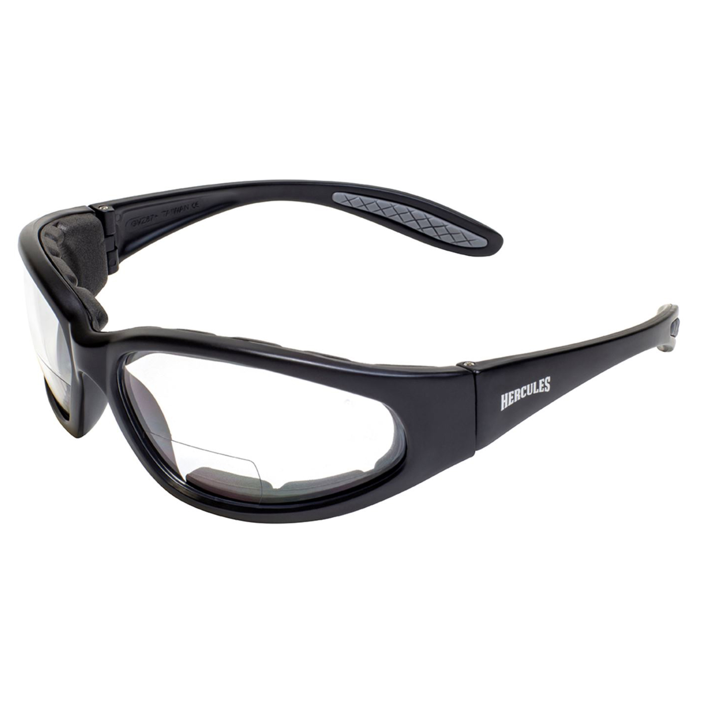 product: Global Vision Eyewear Hercules +2.50 Clear Anti-Fog Bifocal Safety Lenses shown