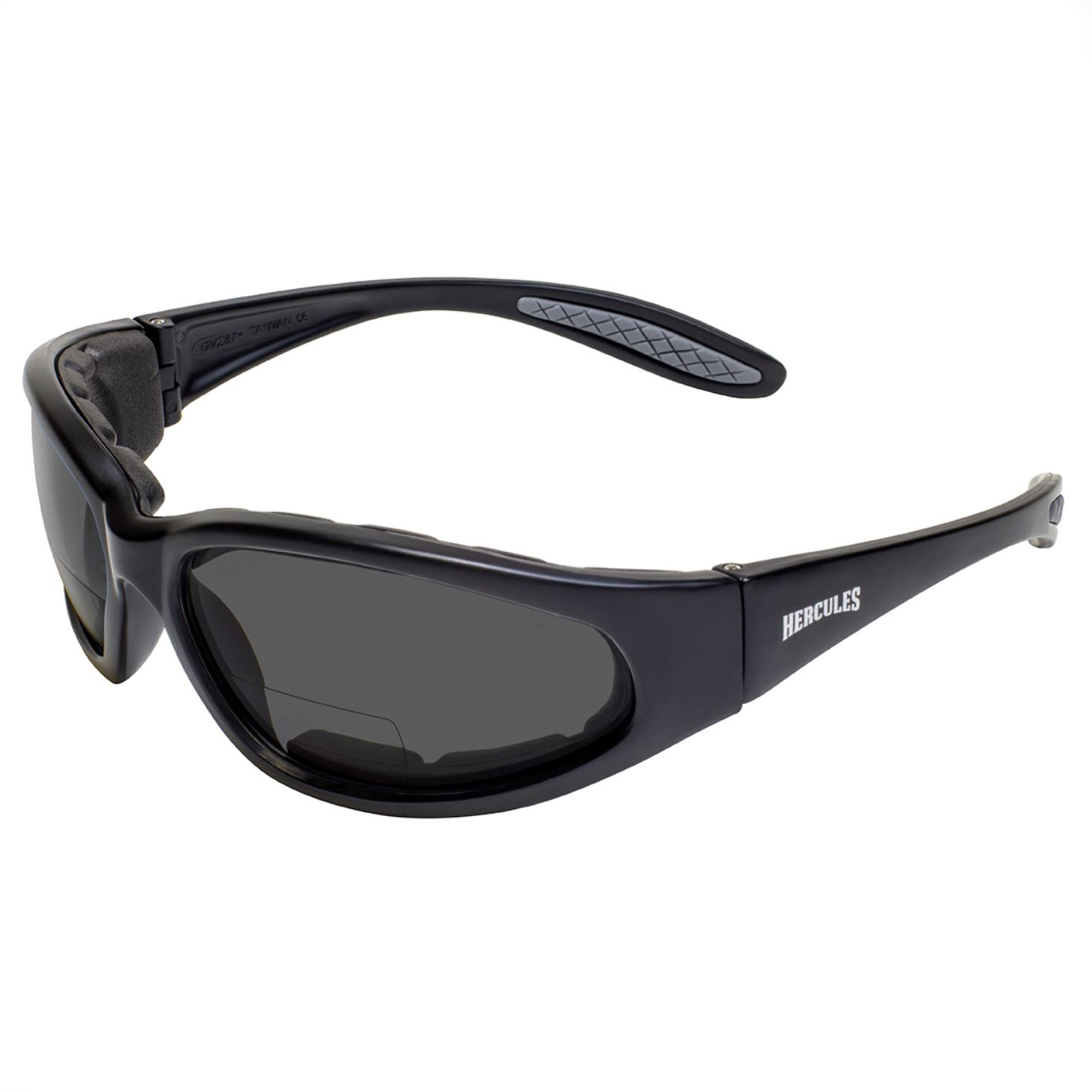 product: Global Vision Eyewear Hercules +2.50 Smoke Anti-Fog Bifocal Safety Lenses shown