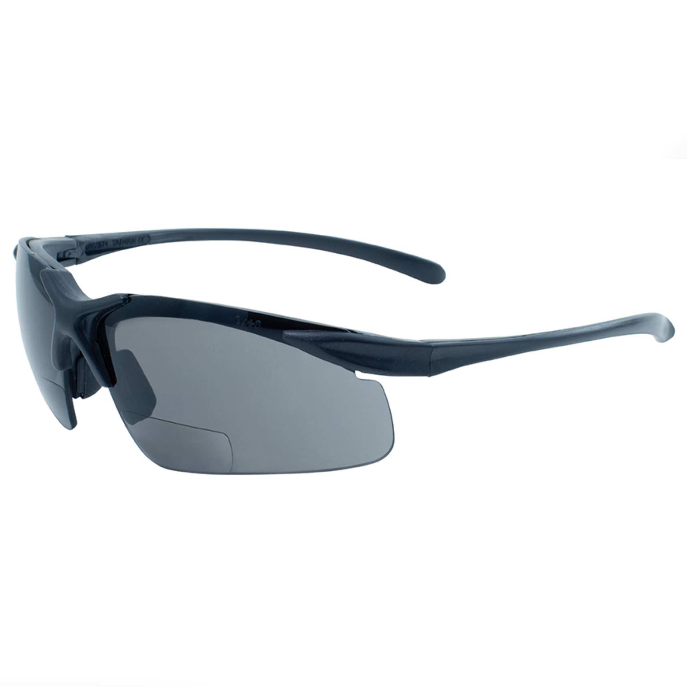 product: Global Vision Eyewear Apex +1.50 Smoke Bifocal Safety Lenses shown