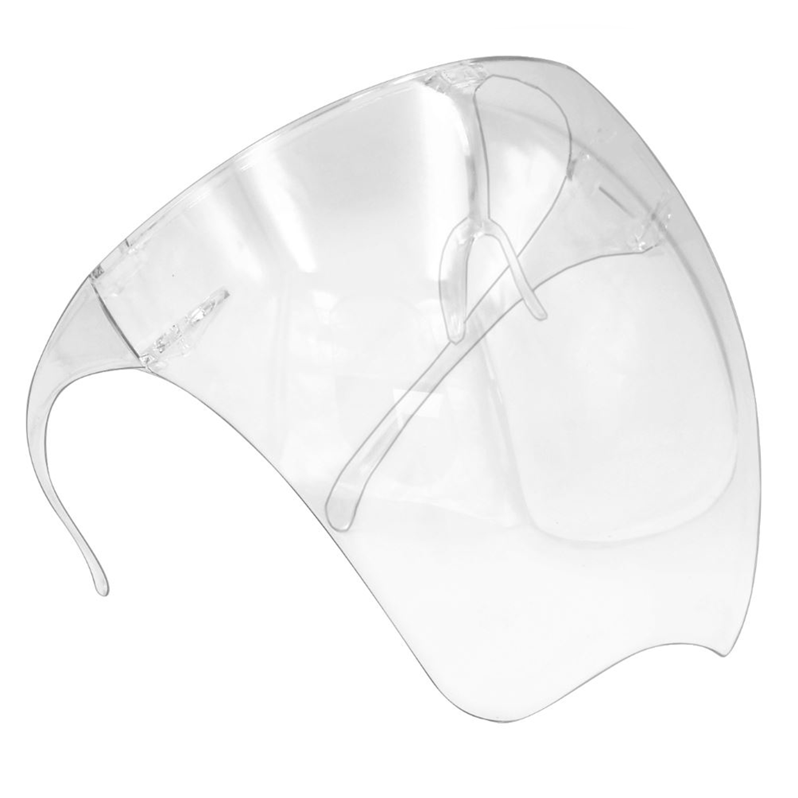 product: Global Vision Eyewear Shield Glasses Clear Anti-Fog Safety Lenses shown