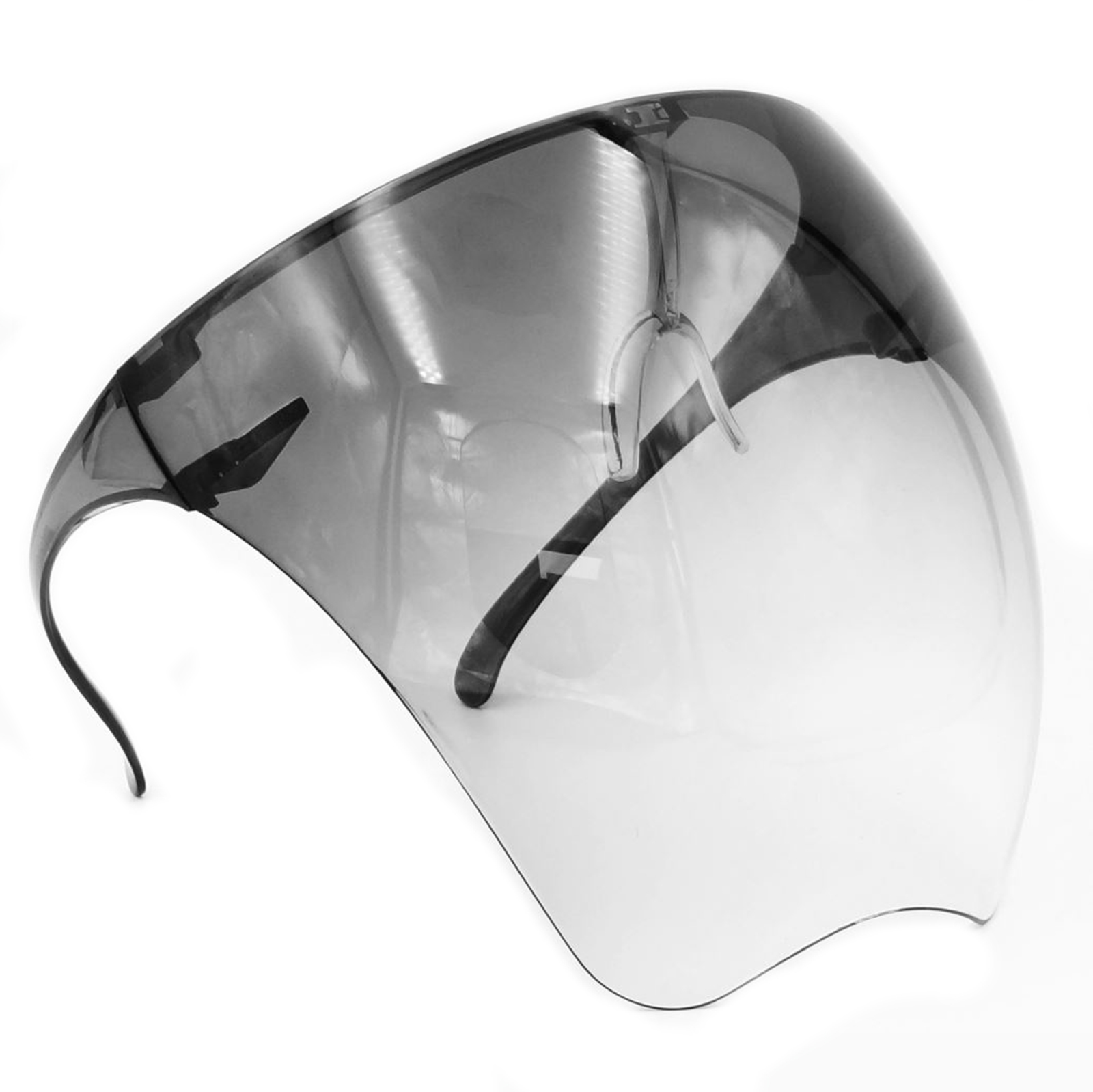 product: Global Vision Eyewear Shield Glasses Smoke Gradient Anti-Fog Safety Lenses shown