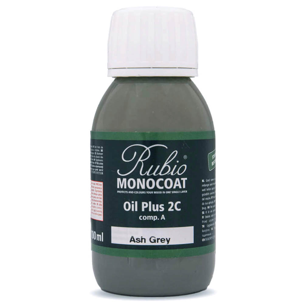 product: Rubio Monocoat Oil Plus Part A - Oil Only - Ash Grey - 100 ml shown