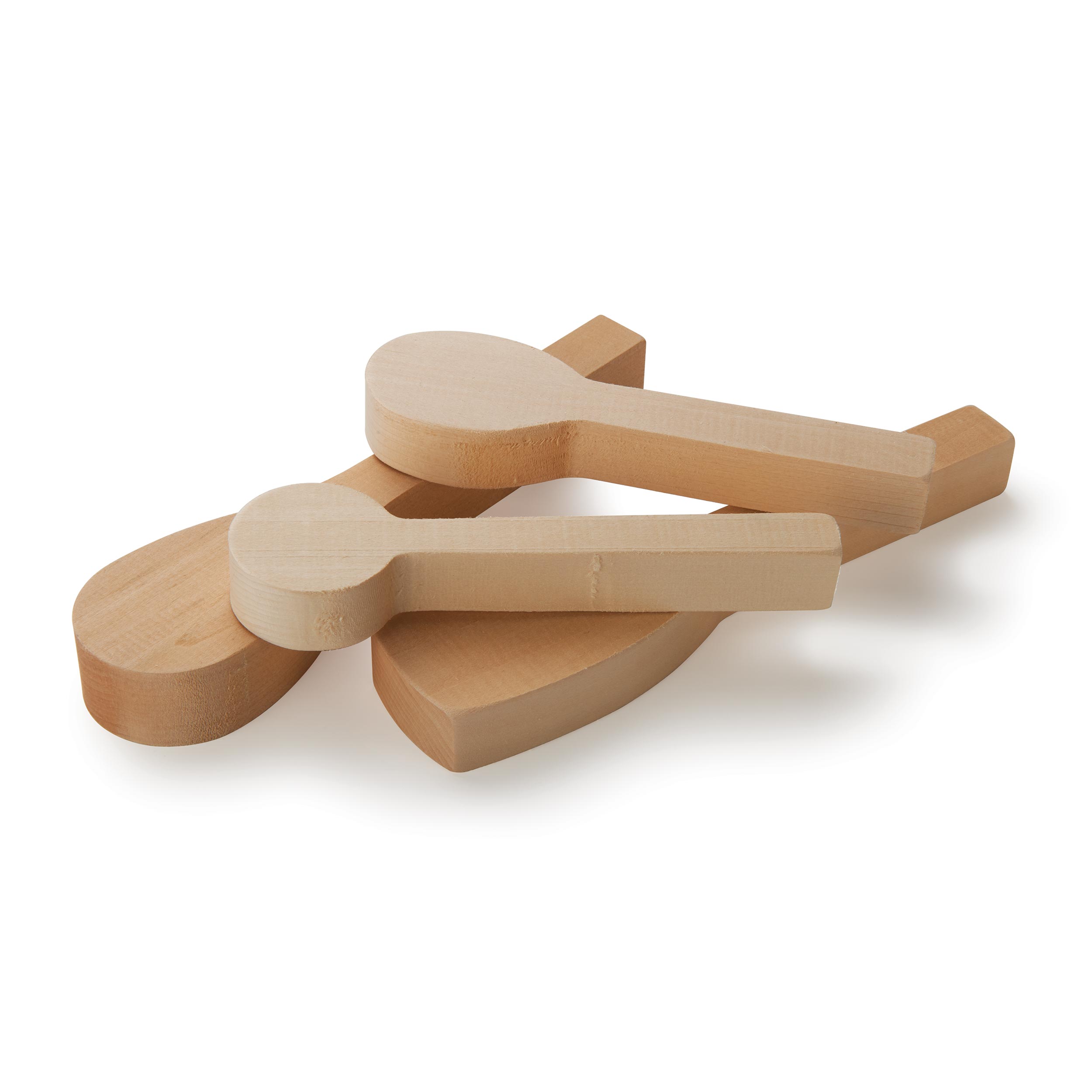 product: Flexcut Basswood Spoon Blank Set - 4 Piece shown