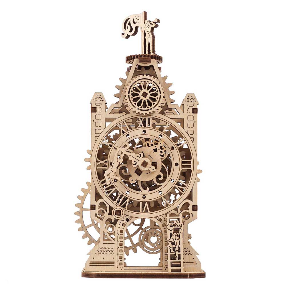 product: UGears Old Clock Tower Model Kit shown