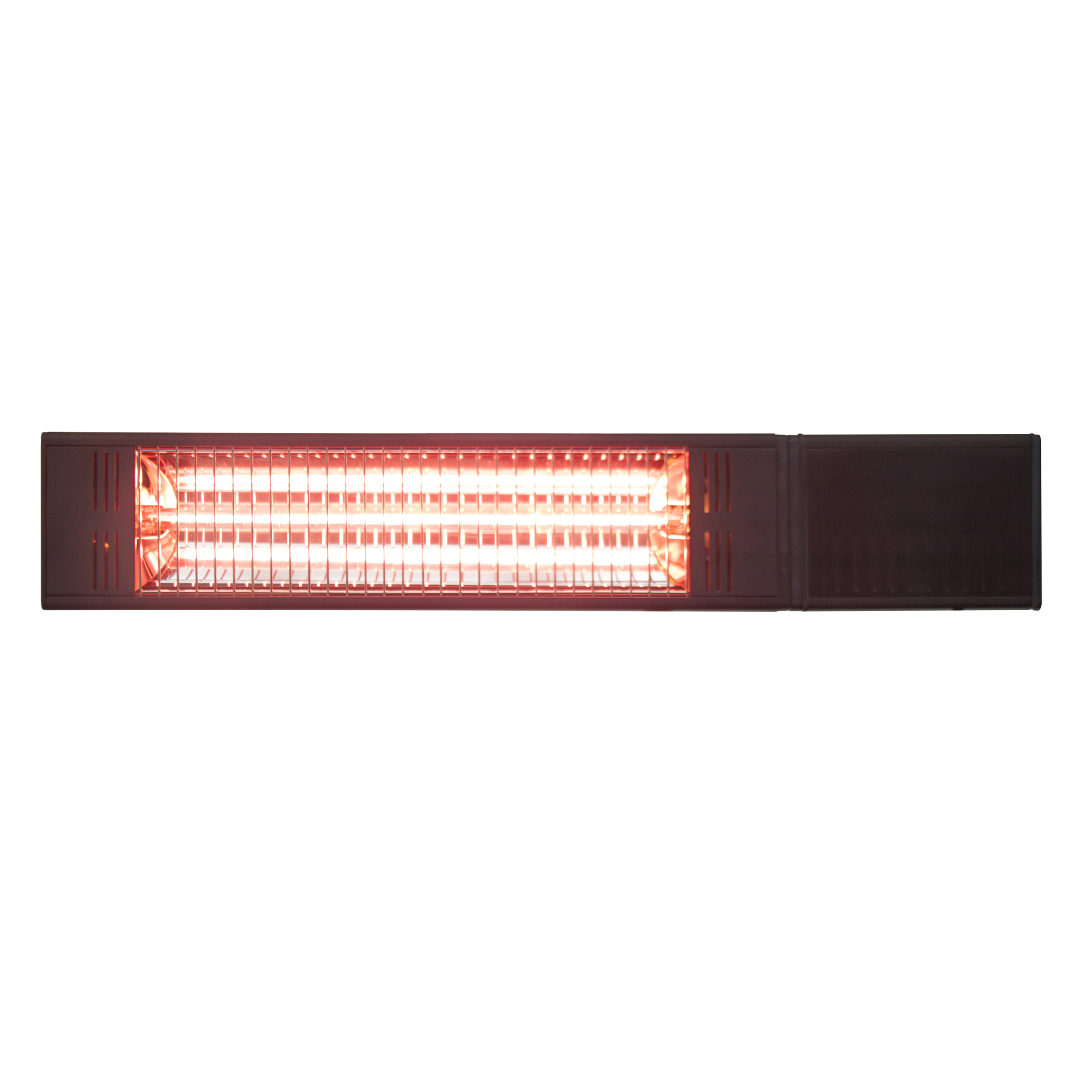 product: Westinghouse Westinghouse Infrared Electric Outdoor Heater - Wall Mounted with Gold Tube and Remote Control shown