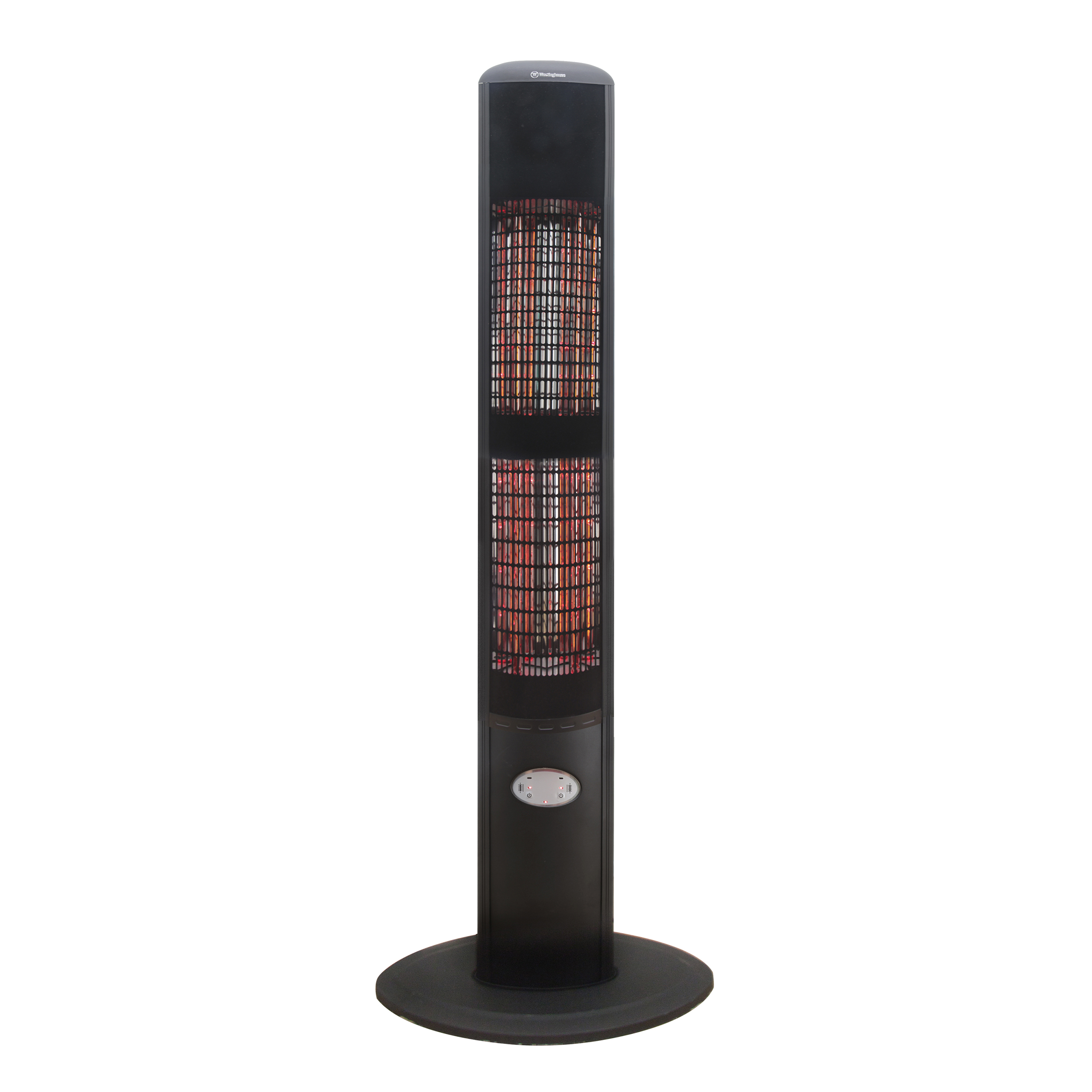 product: Energ+ EnerG+ Infrared Electric Outdoor Heater - Freestanding with Remote shown