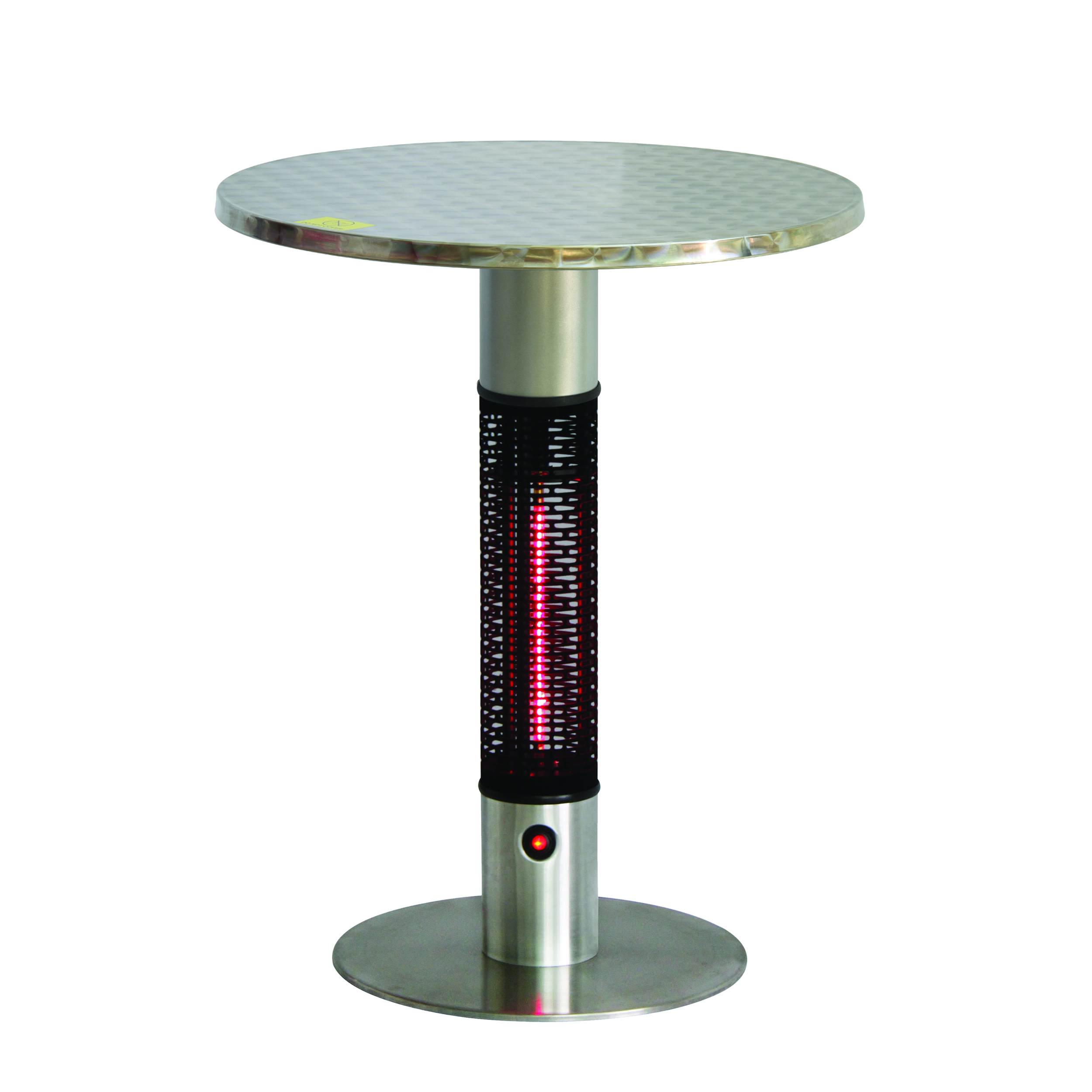 product: Energ+ EnerG+ Infrared Electric Outdoor Heater - Bistro Table shown