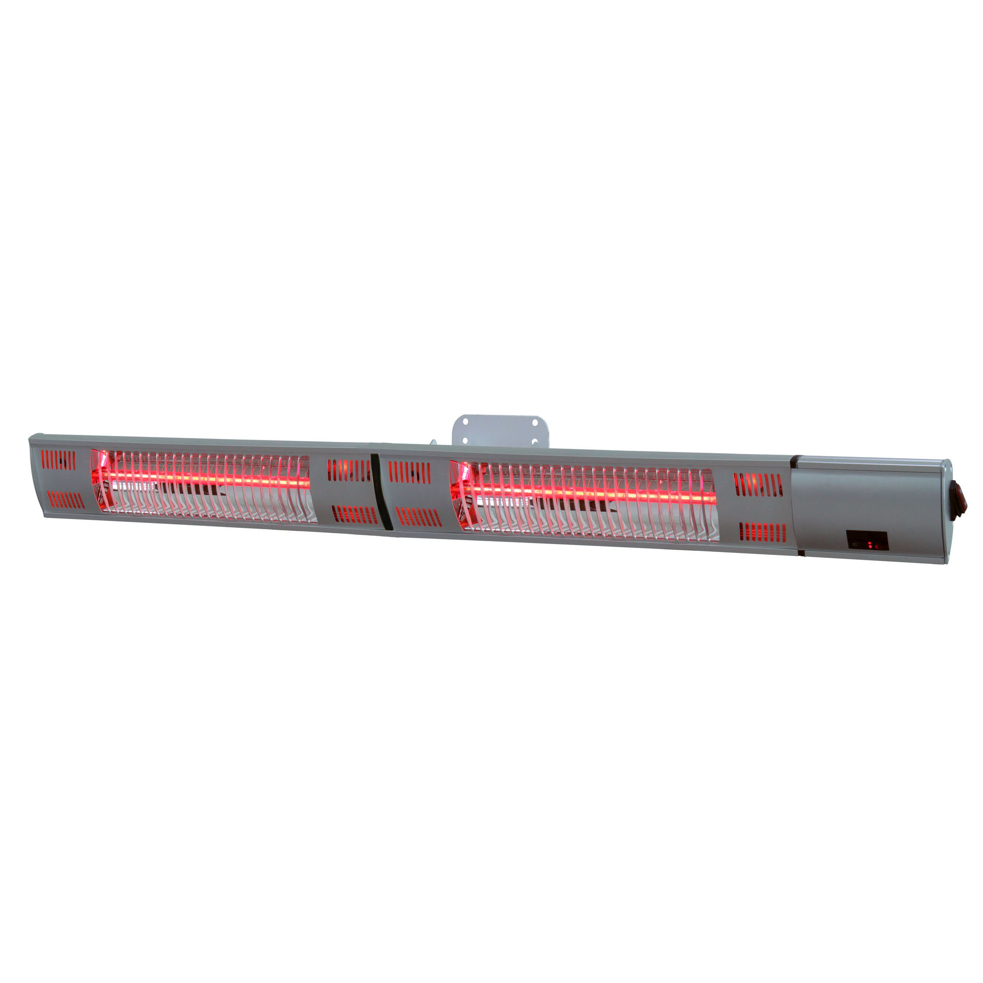 product: Energ+ EnerG+ 240V Infrared Electric Outdoor Heater - Wall Mounted with Remote shown