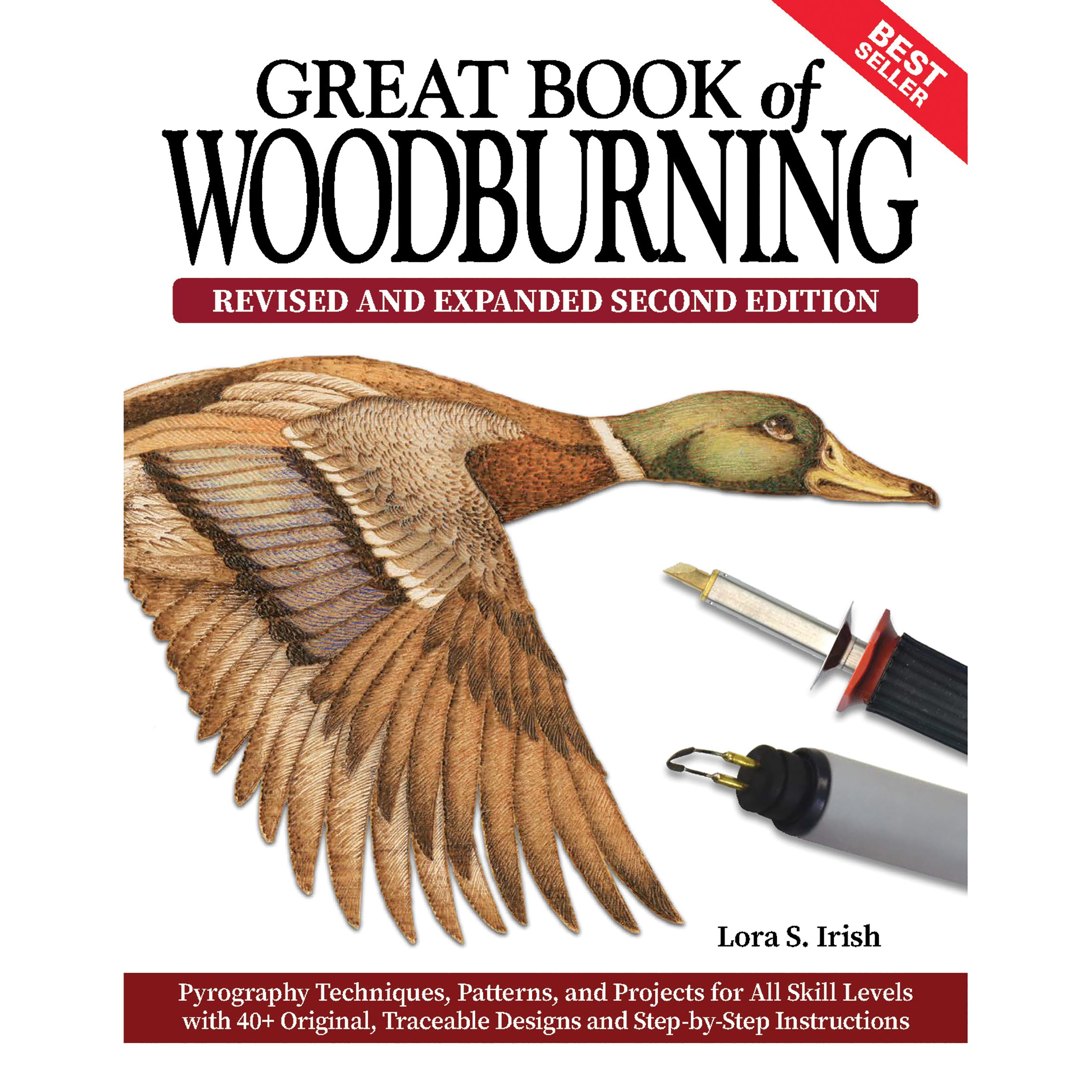product: Fox Chapel Great Book of Woodburning - Revised and Expanded Second Edition shown