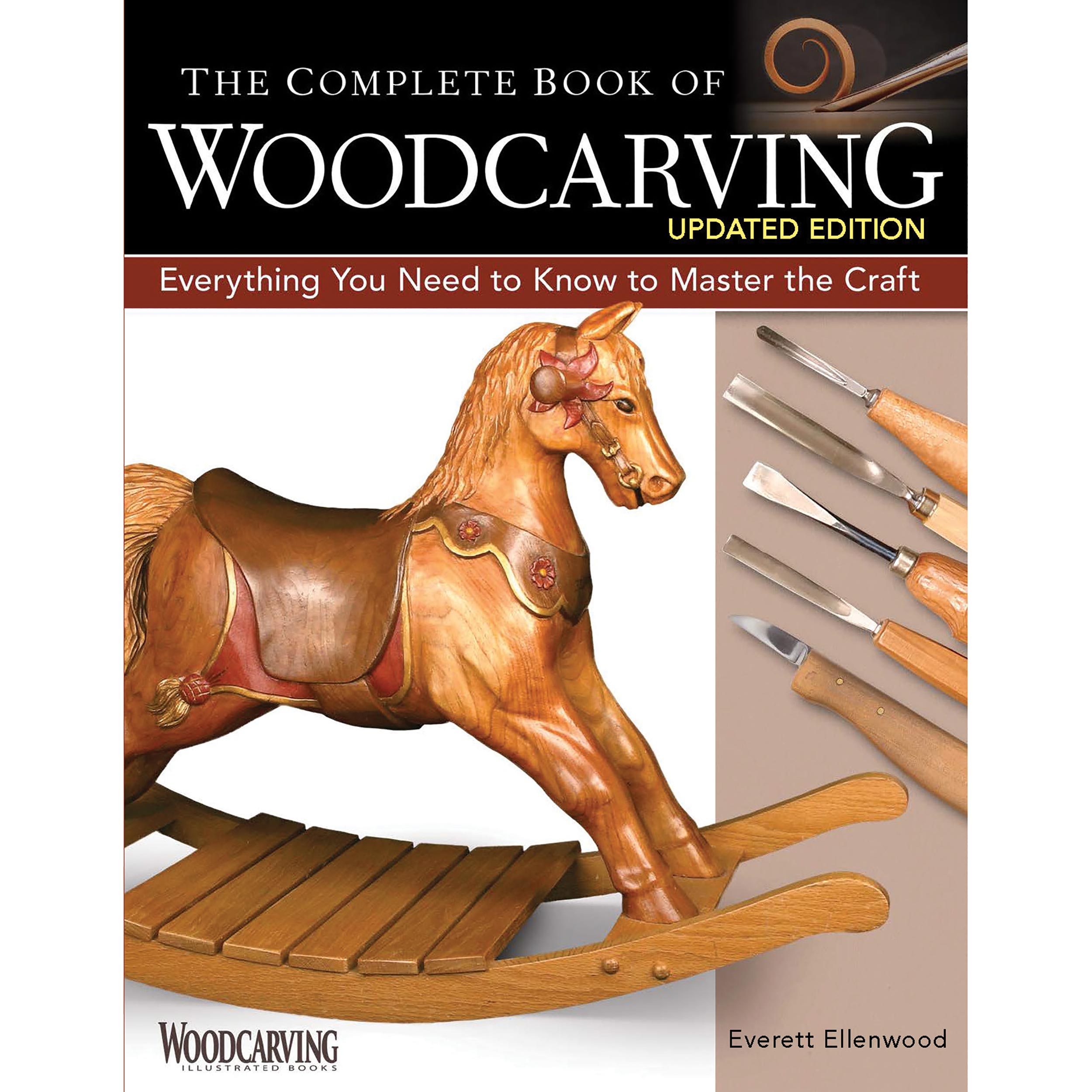 product: Fox Chapel The Complete Book of Woodcarving - Updated Edition shown