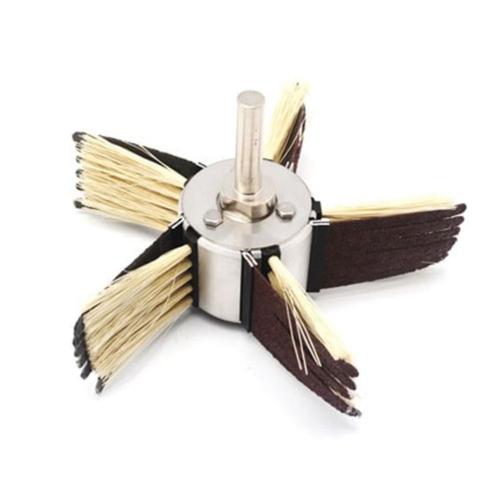 product: Manpa EZ Sander 42 Flap Sanding Wheel shown