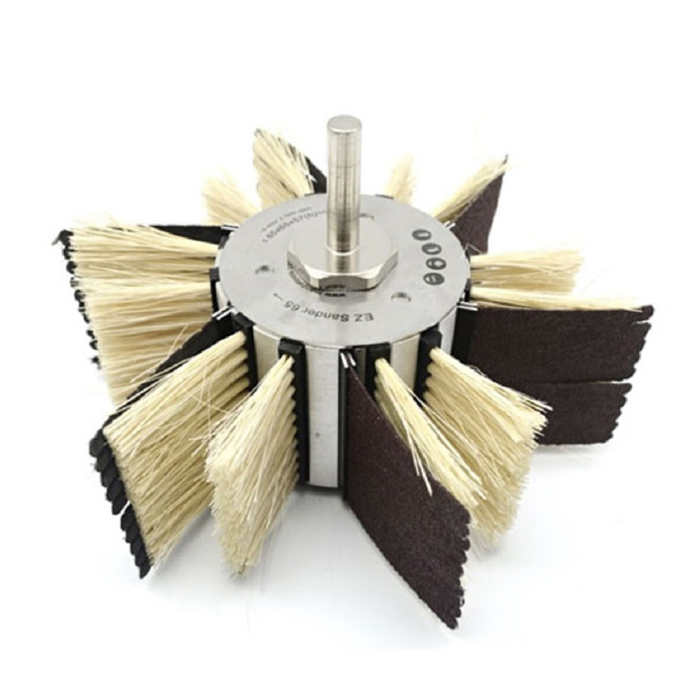 product: Manpa EZ Sander 65 Flap Sanding Wheel shown