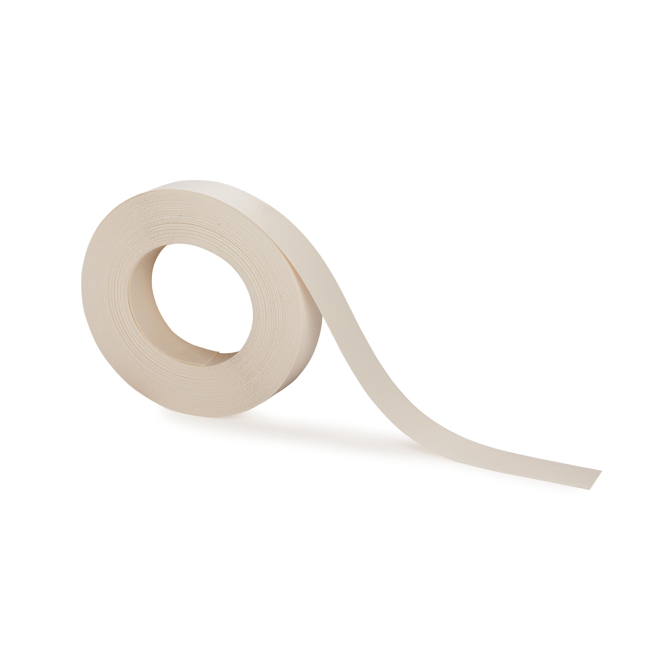 product: Sauers Pre-Glued White Melamine Edge Banding - 13/16