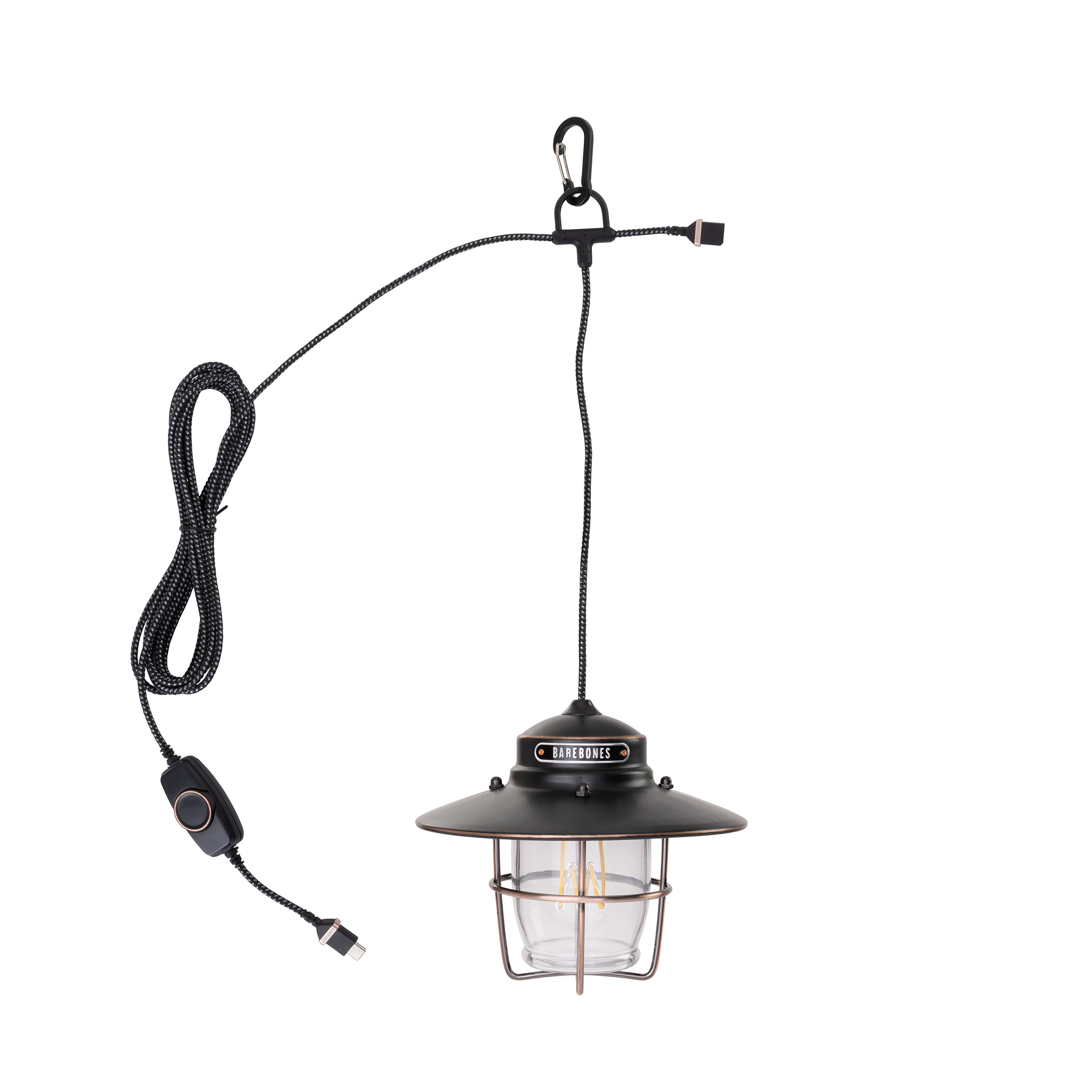 product: Barebones Outpost Pendant Light Antique Bronze shown