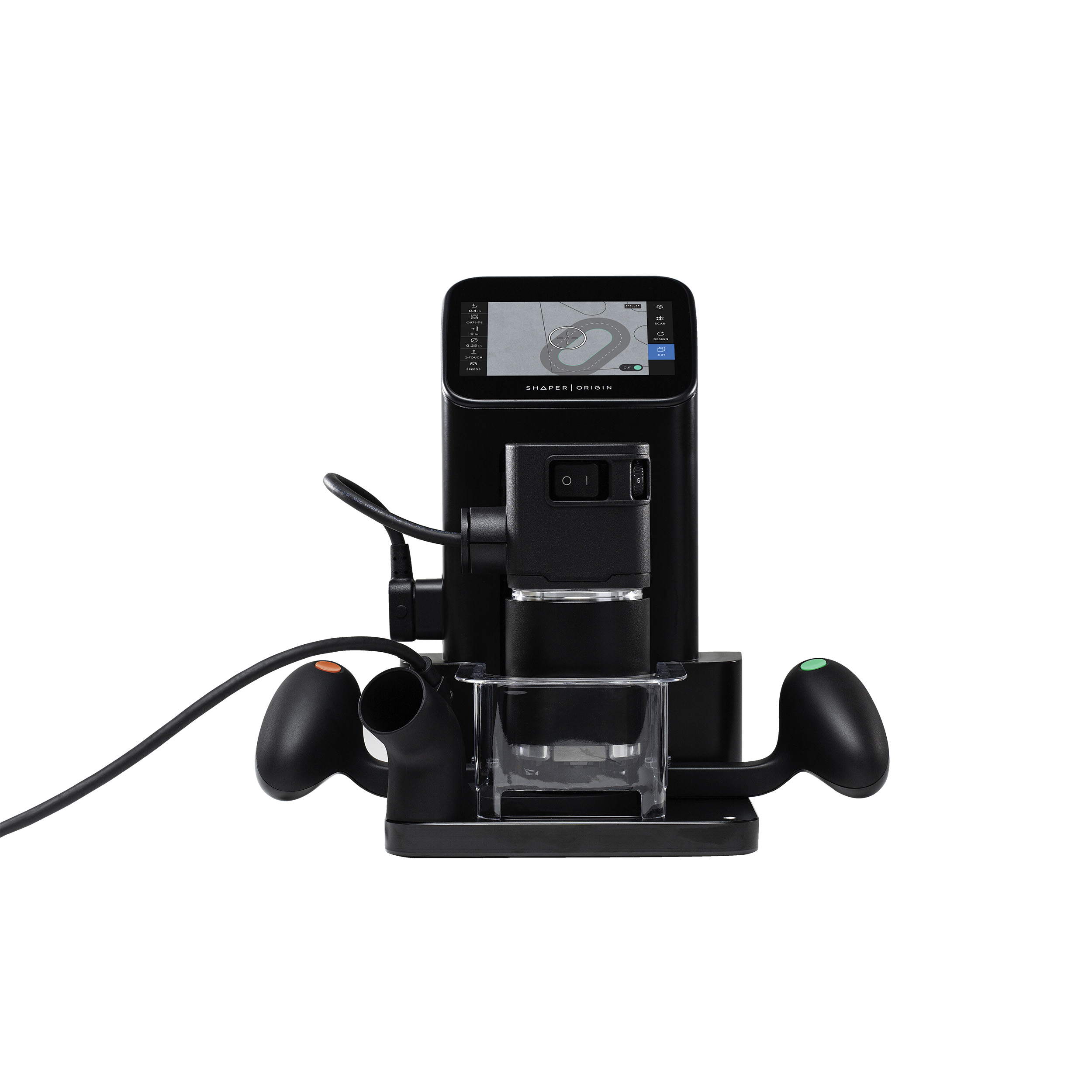 product: Shaper Origin Handheld CNC Router shown