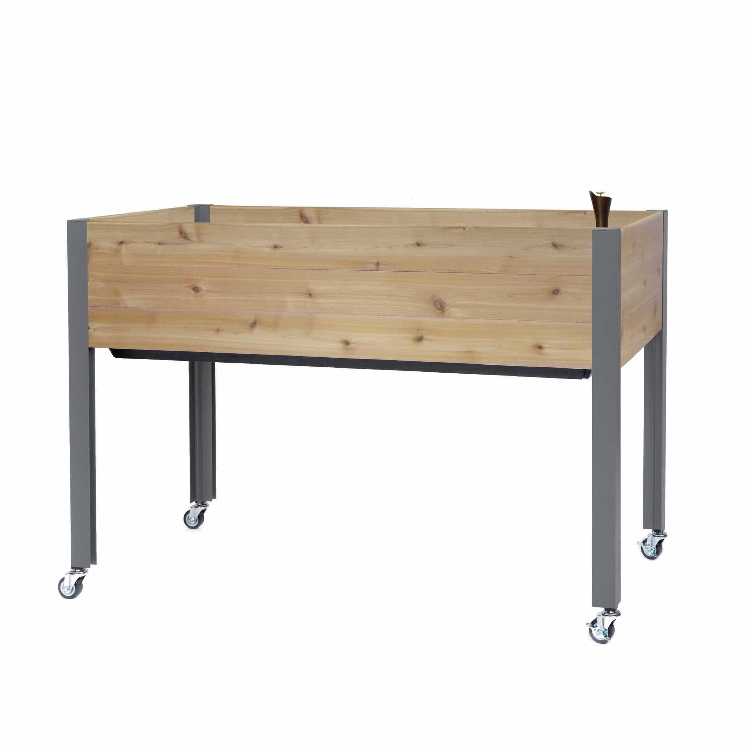 product: CedarCraft Self-Watering Elevated Planter 21
