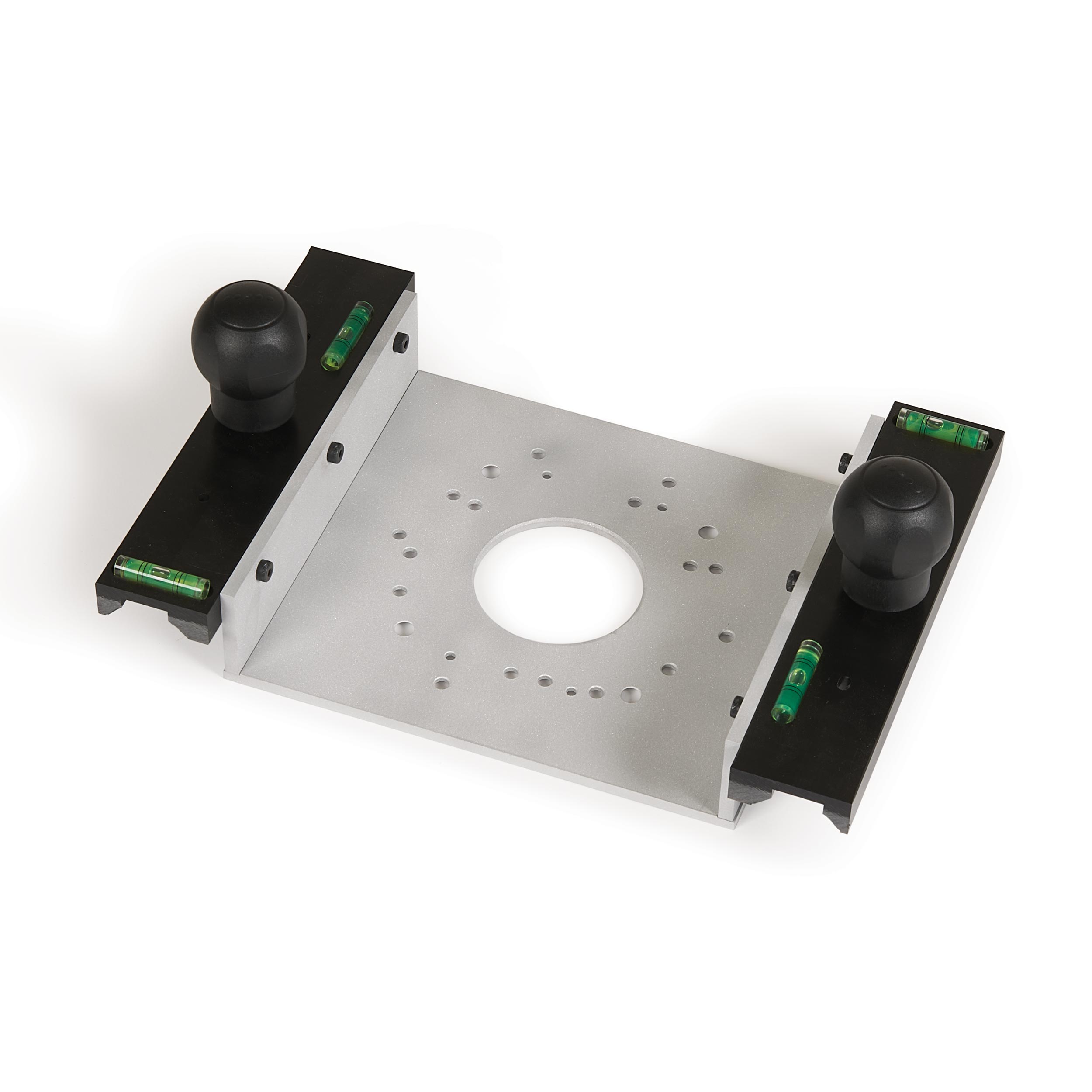 product: TrueTrac Router Base Adapter Plate Assembly for Slab Flattening Router Mill shown
