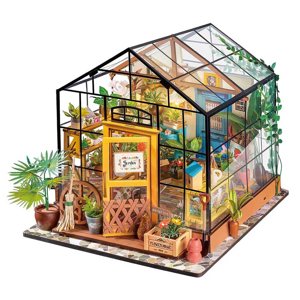 product: Rolife Cathy's Flower House Model Kit shown