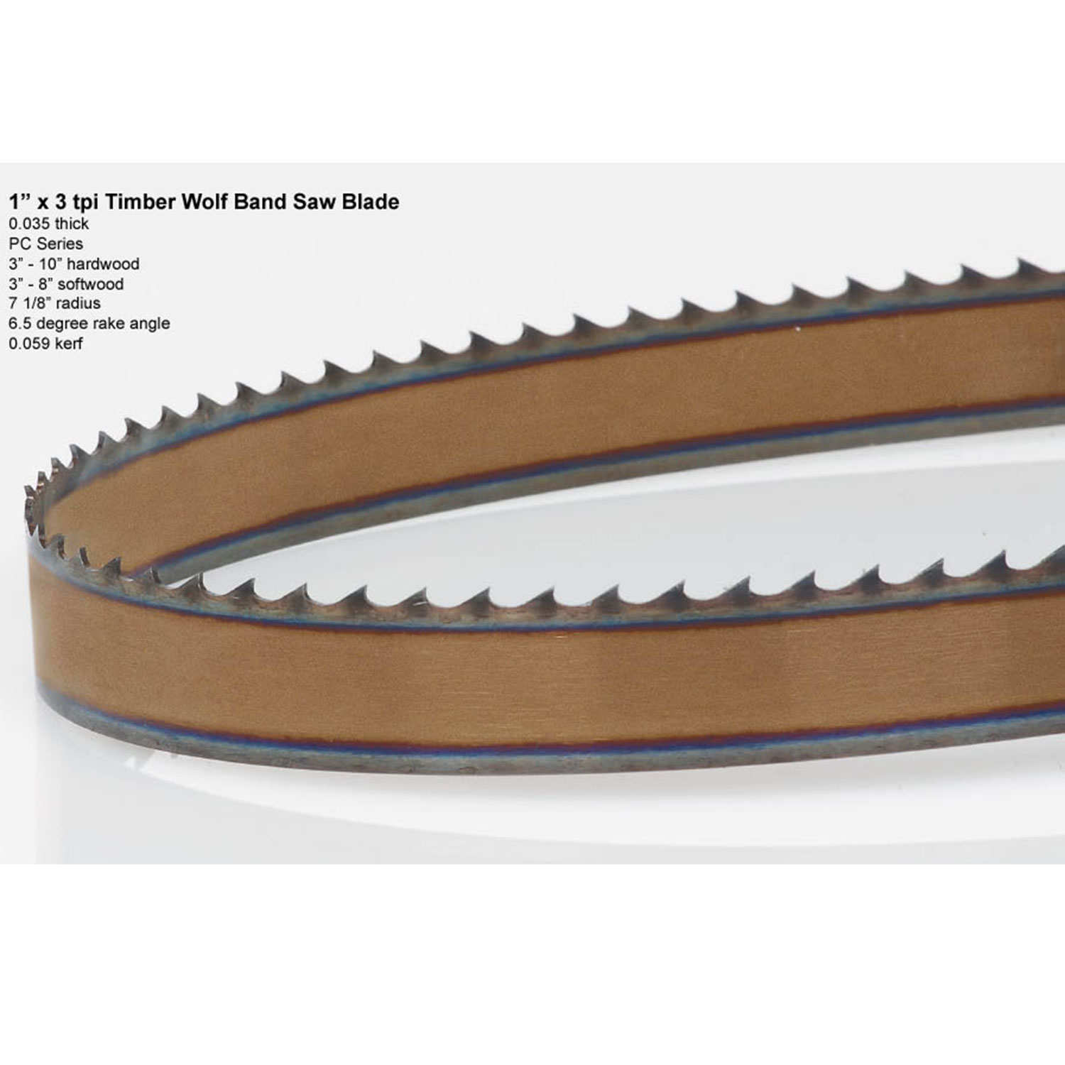 product: Timber Wolf Bandsaw Blade - 131-1/2