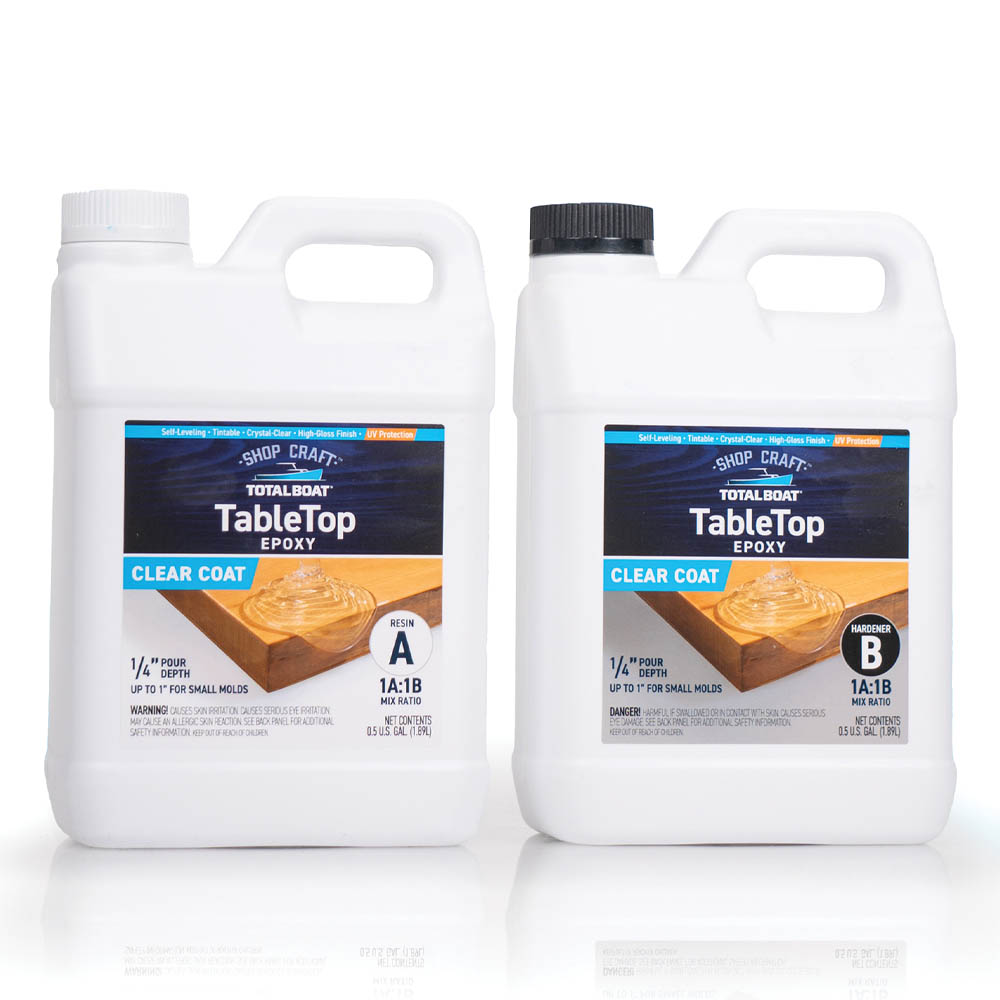 product: TotalBoat Table Top Epoxy Kit - 1 Gallon shown