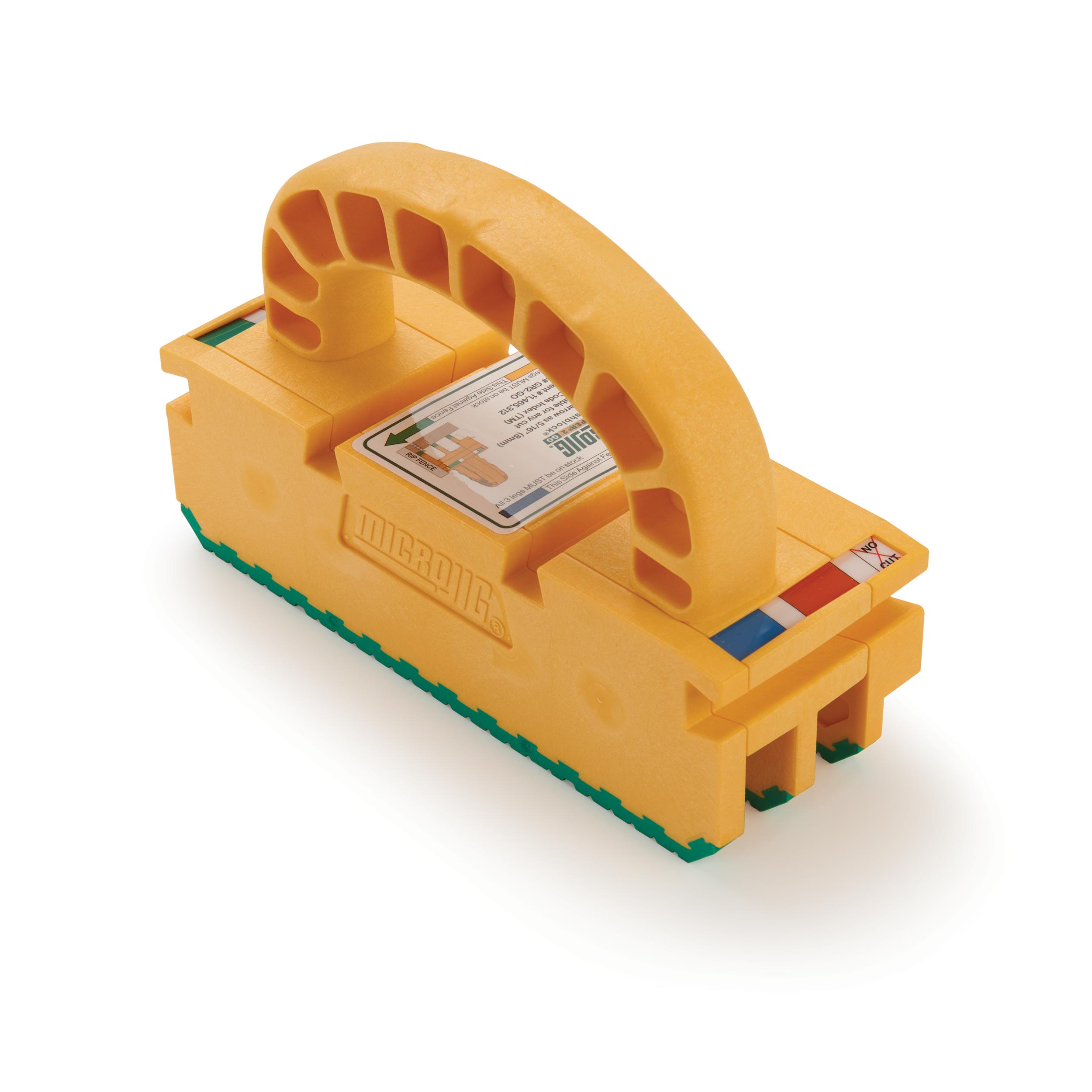 product: Microjig GRR-RIPPER 2GO Push Block shown