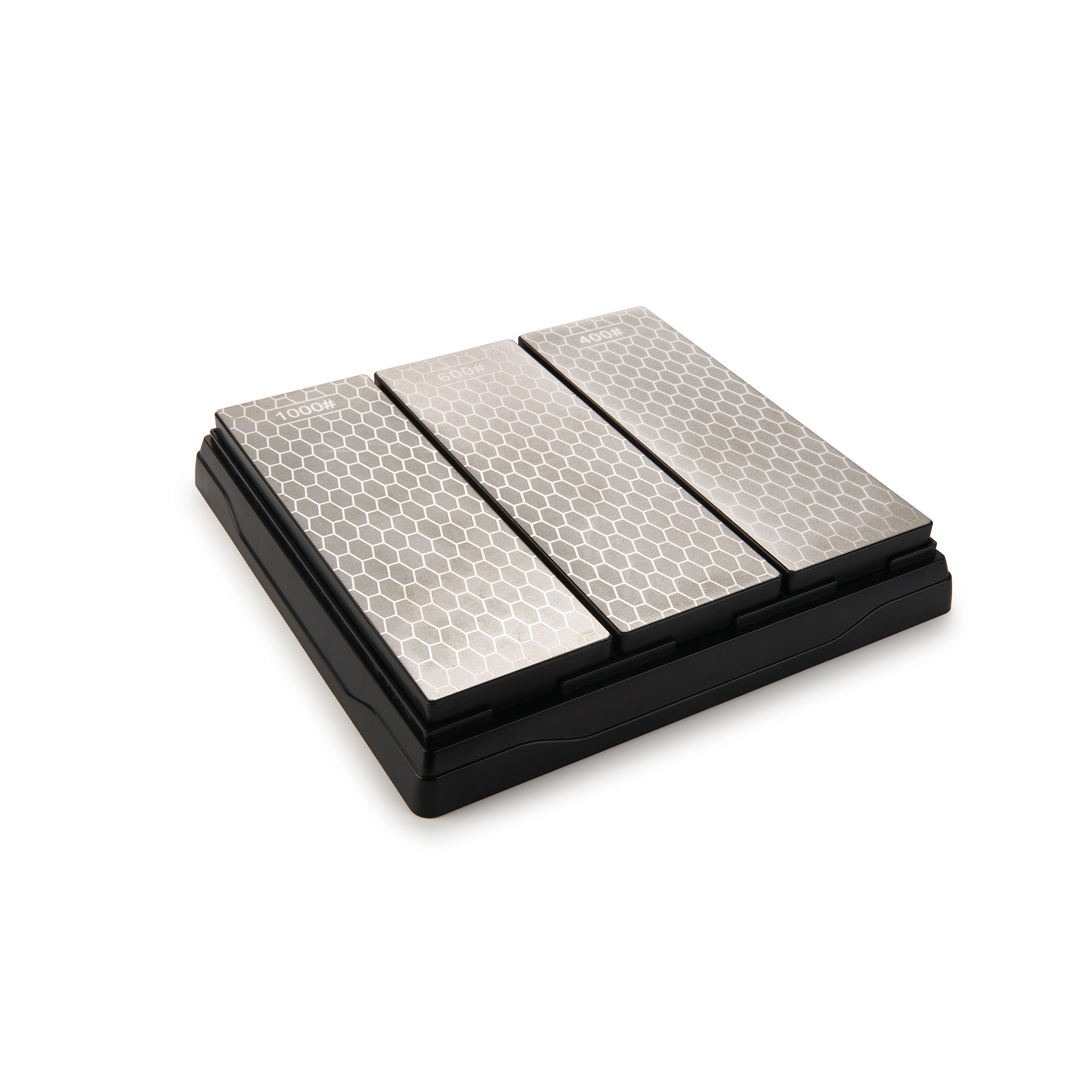 product: WoodRiver Diamond Stone Set - 400 600 and 1000 Grit shown